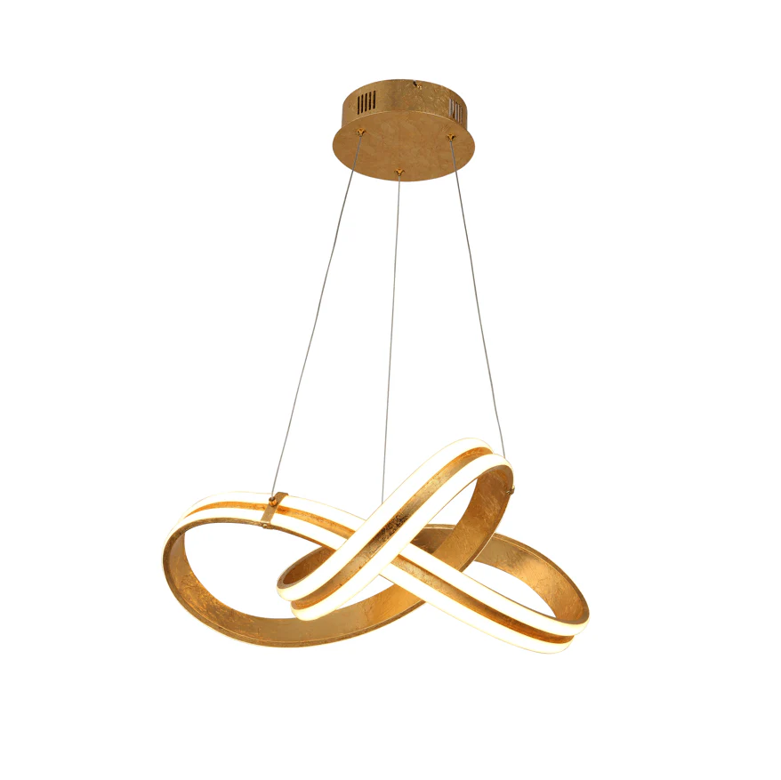 Lazas LED Pendant Light, Gold Leaf - Image 4