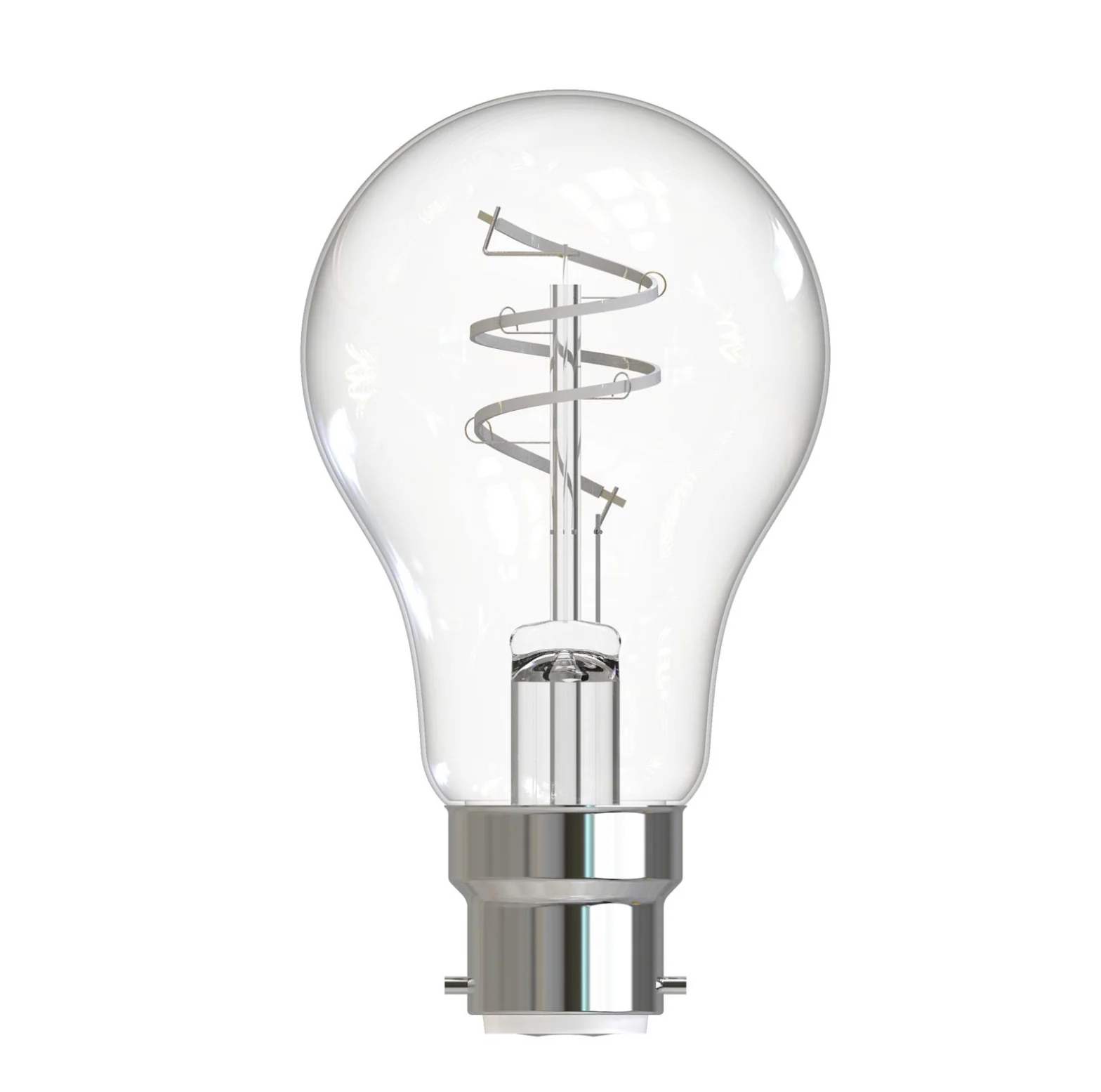 LED B22 GLS Light Bulb- Clear Finish - Image 5