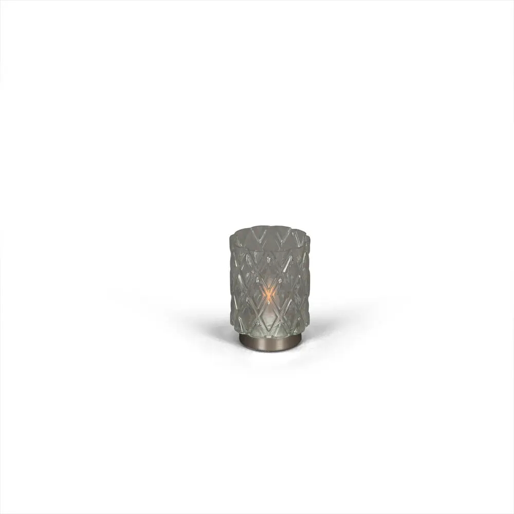 LED Rechargeable Glass Candle/ Table Lamp - Image 3