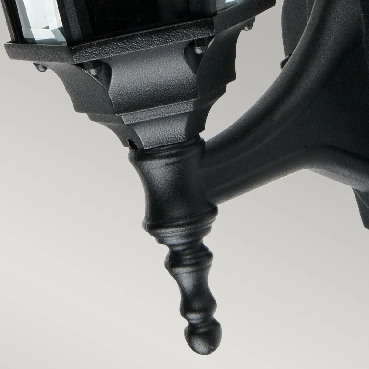 Ledbury Wall Lantern – Black Finish - Image 3