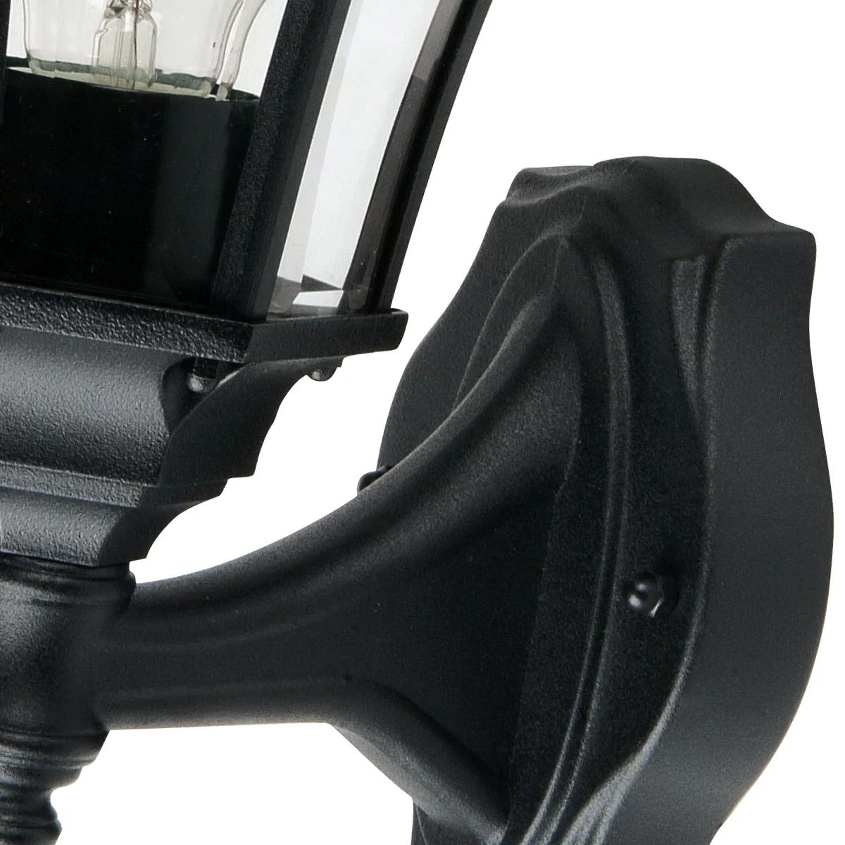 Ledbury Wall Lantern – Black Finish - Image 4