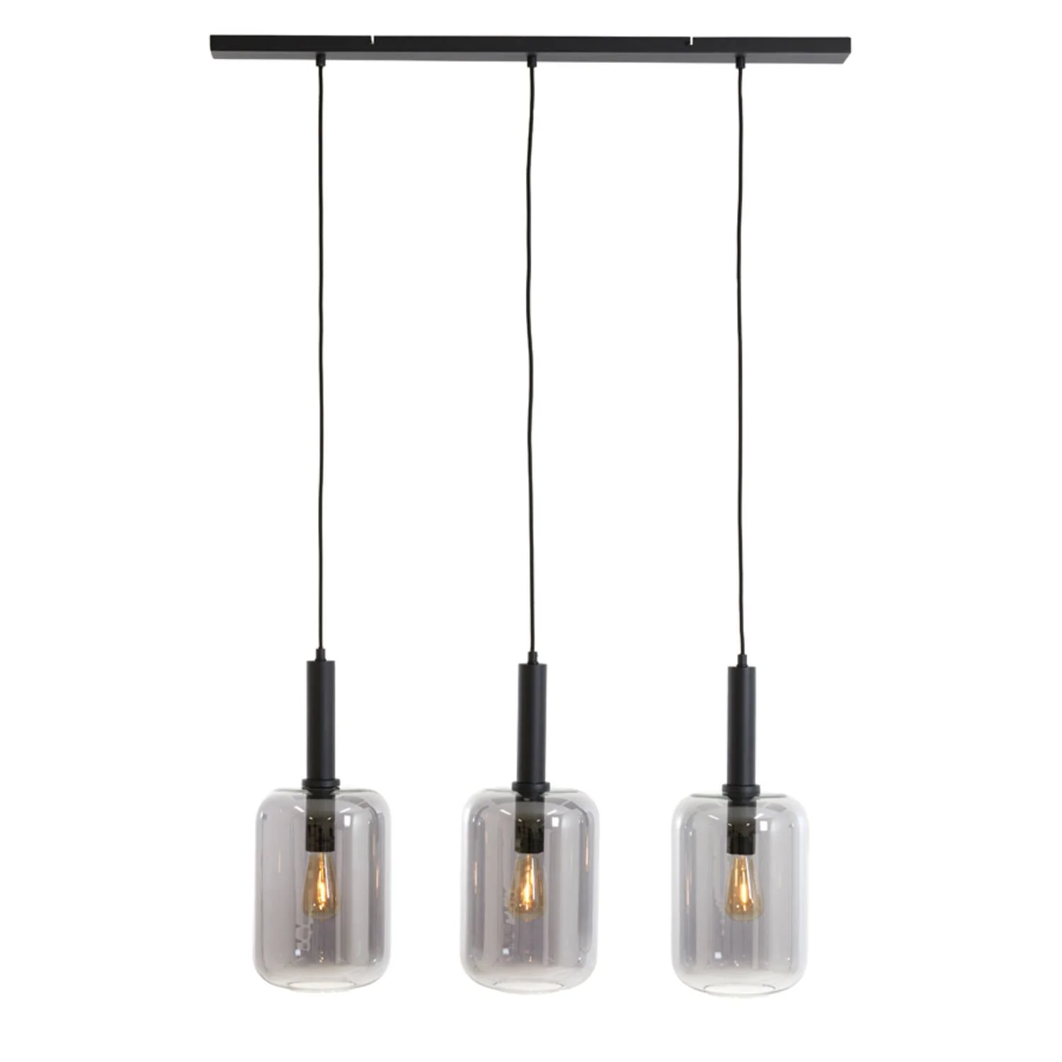 Lekar 3/5Lt Island Pendant - Bronze/Gold & Smoked Glass - Image 2