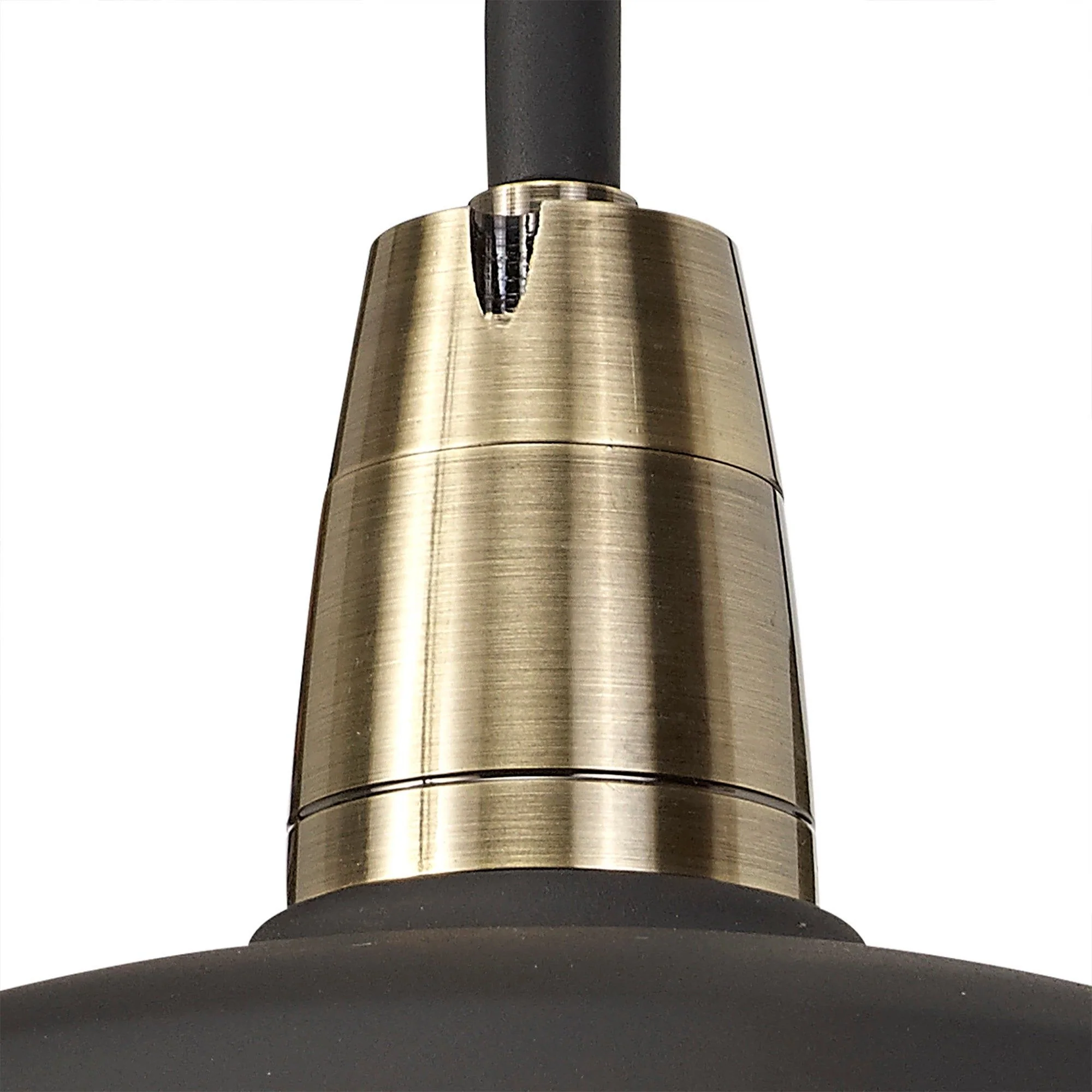 Lekshi Wall Lamp, 1 Light E27, IP65, Matt Black/Antique Brass, 2yrs Warranty - Image 8