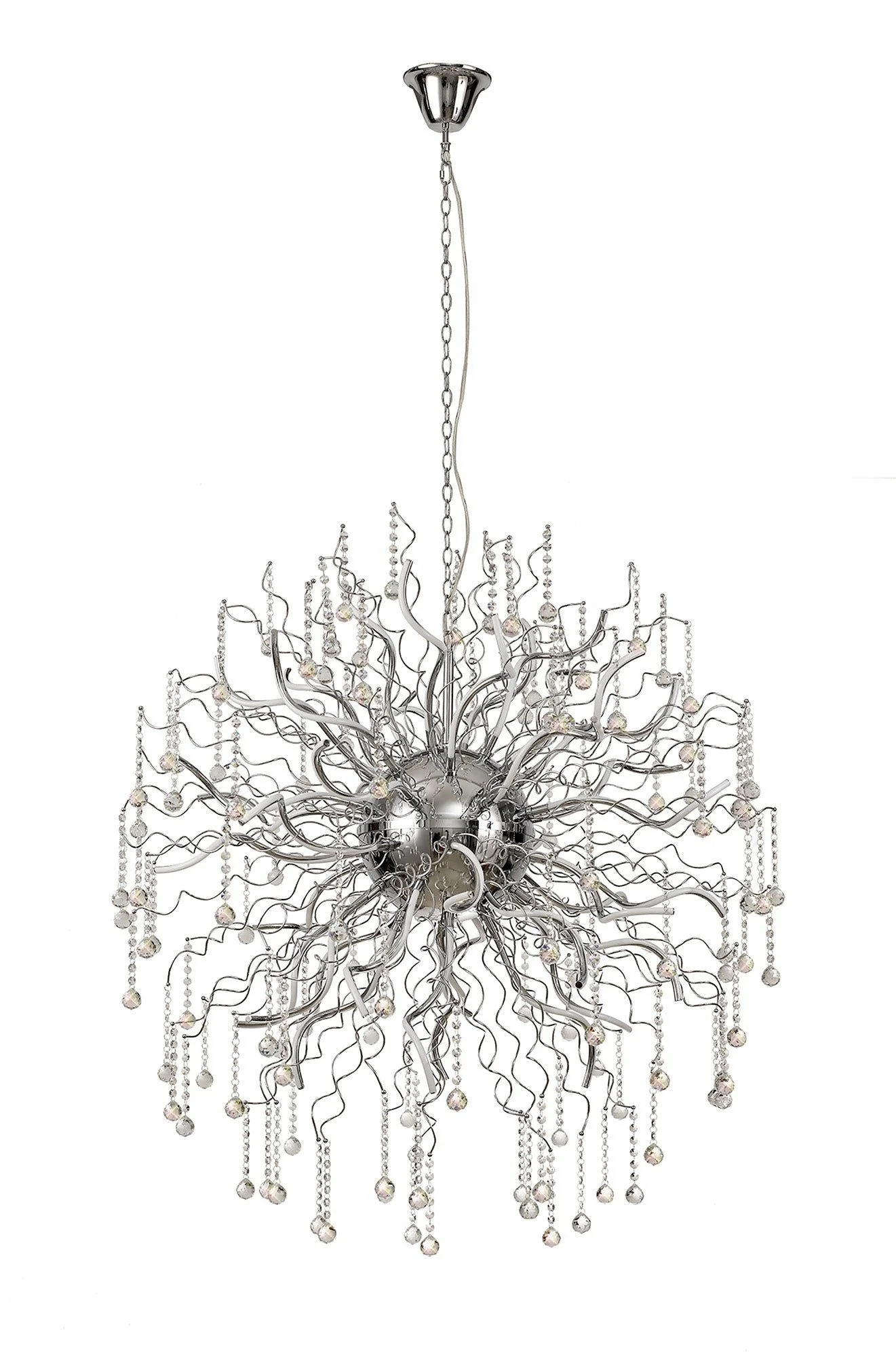Lenno Dimmable Ceiling, Polished Chrome