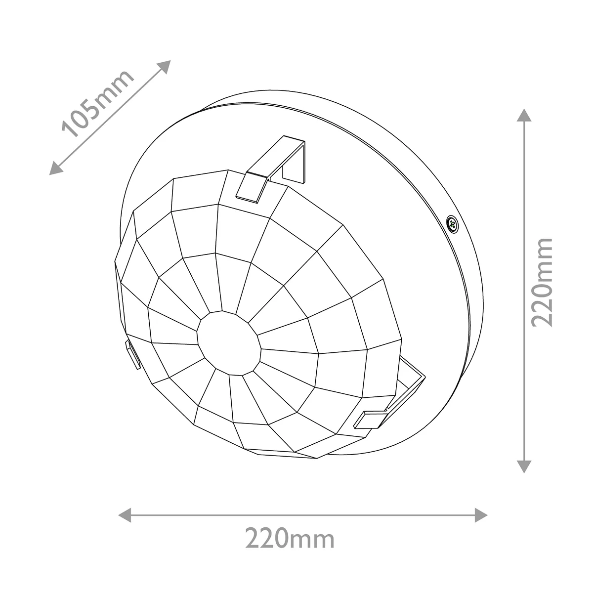 Leo 1 lt Wall Light E14 - Image 7