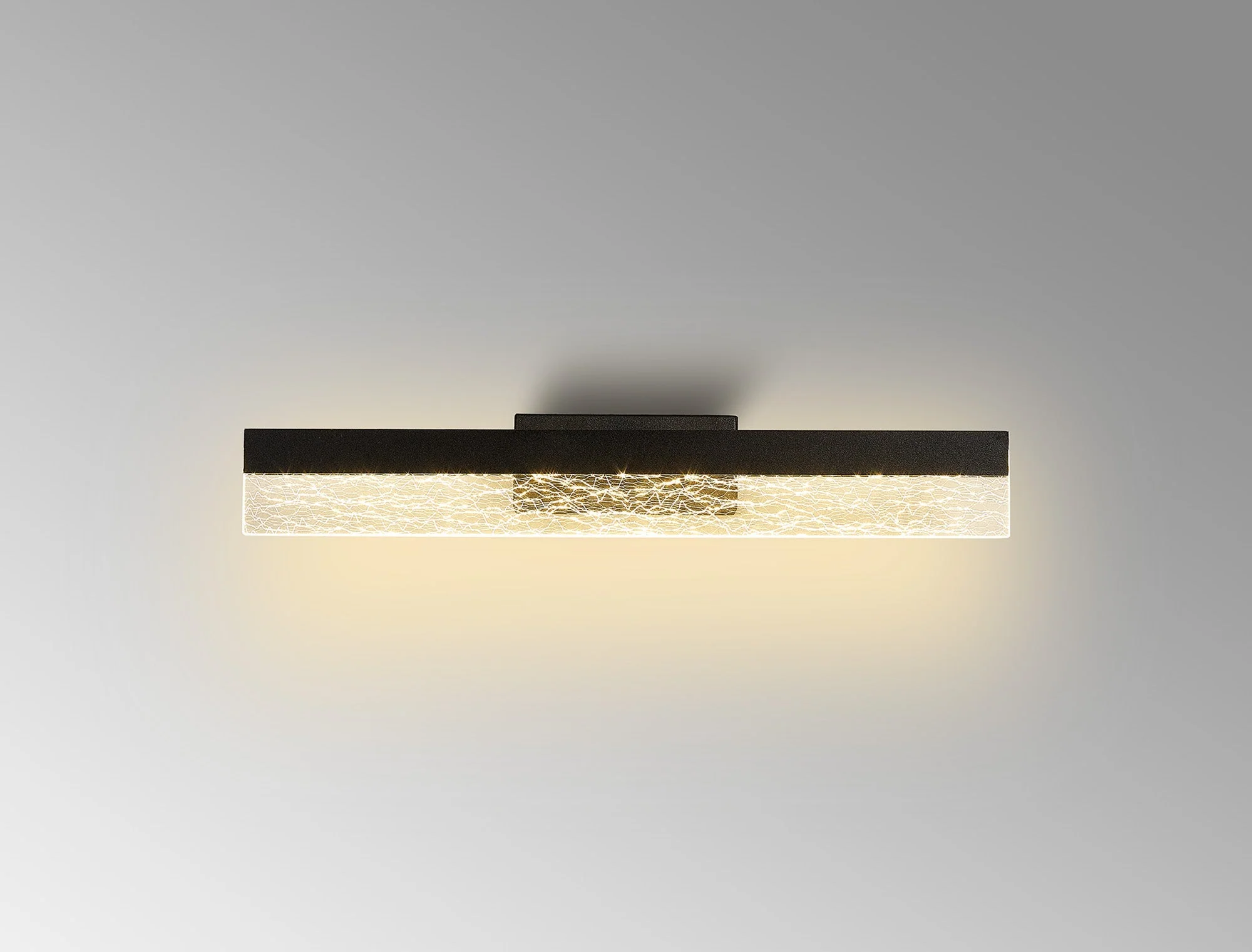 Leon IP44 Bathroom Mirror Light, 8/12W LED, 3000K, 6001000lm, IP44, Sand Black Polished Chrome, 3yrs Warranty - Image 2