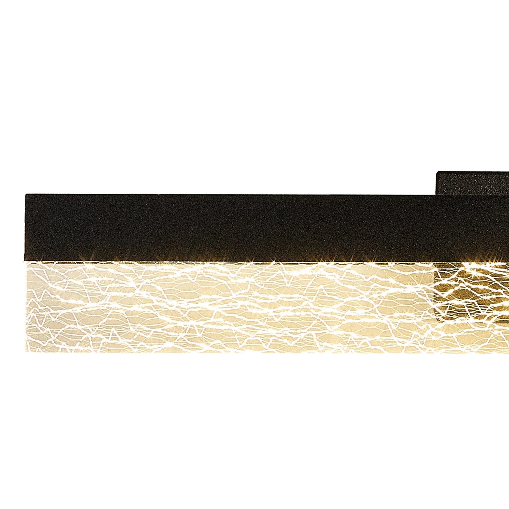 Leon IP44 Bathroom Mirror Light, 8/12W LED, 3000K, 6001000lm, IP44, Sand Black Polished Chrome, 3yrs Warranty - Image 4