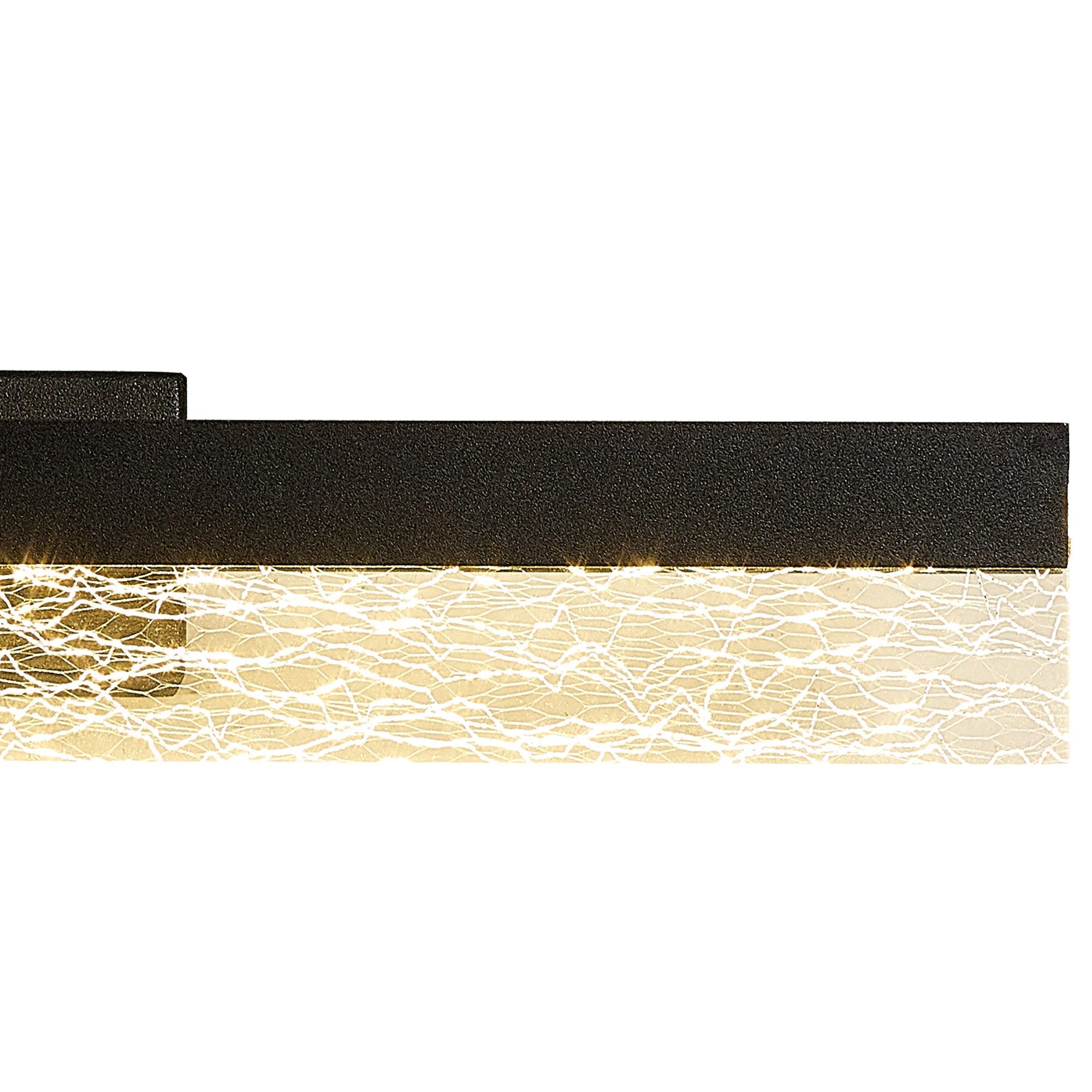 Leon IP44 Bathroom Mirror Light, 8/12W LED, 3000K, 6001000lm, IP44, Sand Black Polished Chrome, 3yrs Warranty - Image 5