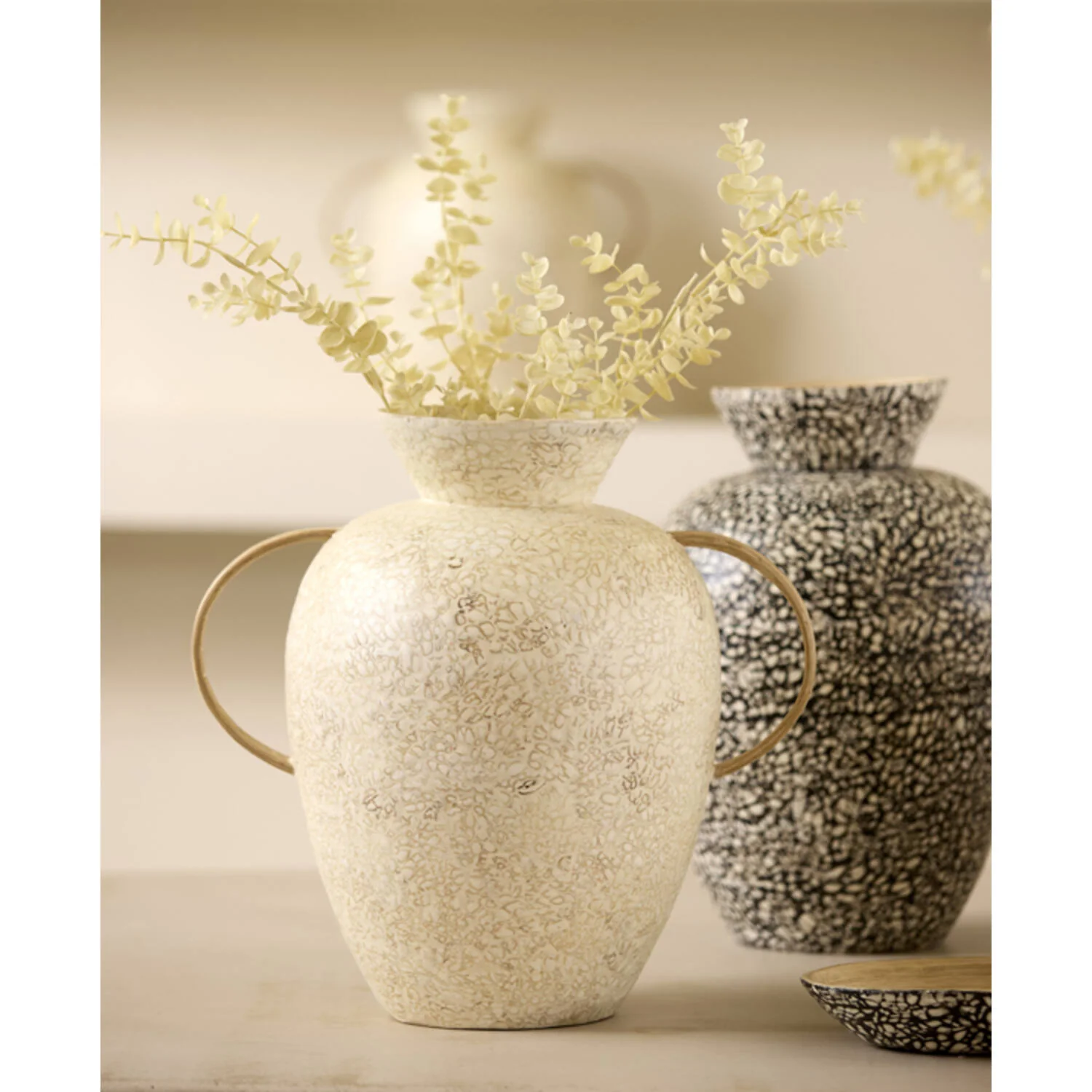 Leri Vase Deco - Bamboo Cream - Image 5