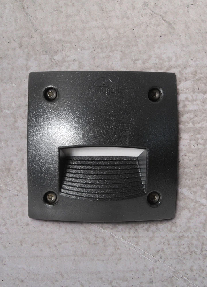 Leti Recessed Wall Light Black & Grey, IP66 - Image 6