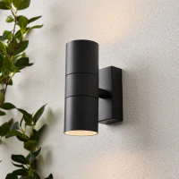 Leto 2 Light Up & Down GU10 Wall Light - Various Colours - Image 2