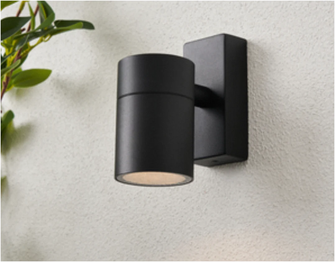 Leto Up Down Outdoor Wall Light- Black/ Anthracite Finish - Image 7