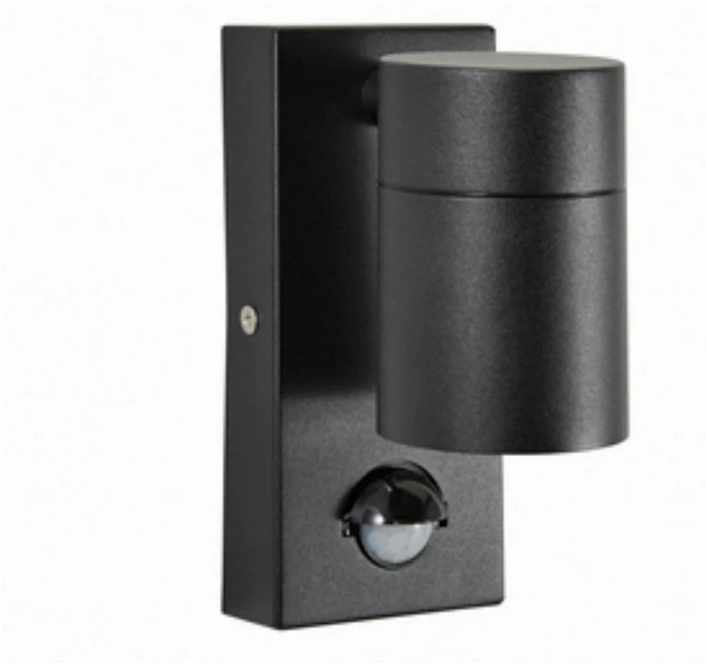 Leto Up or Down Wall Light with PIR Sensor- Black/ Anthracite Finish - Image 7