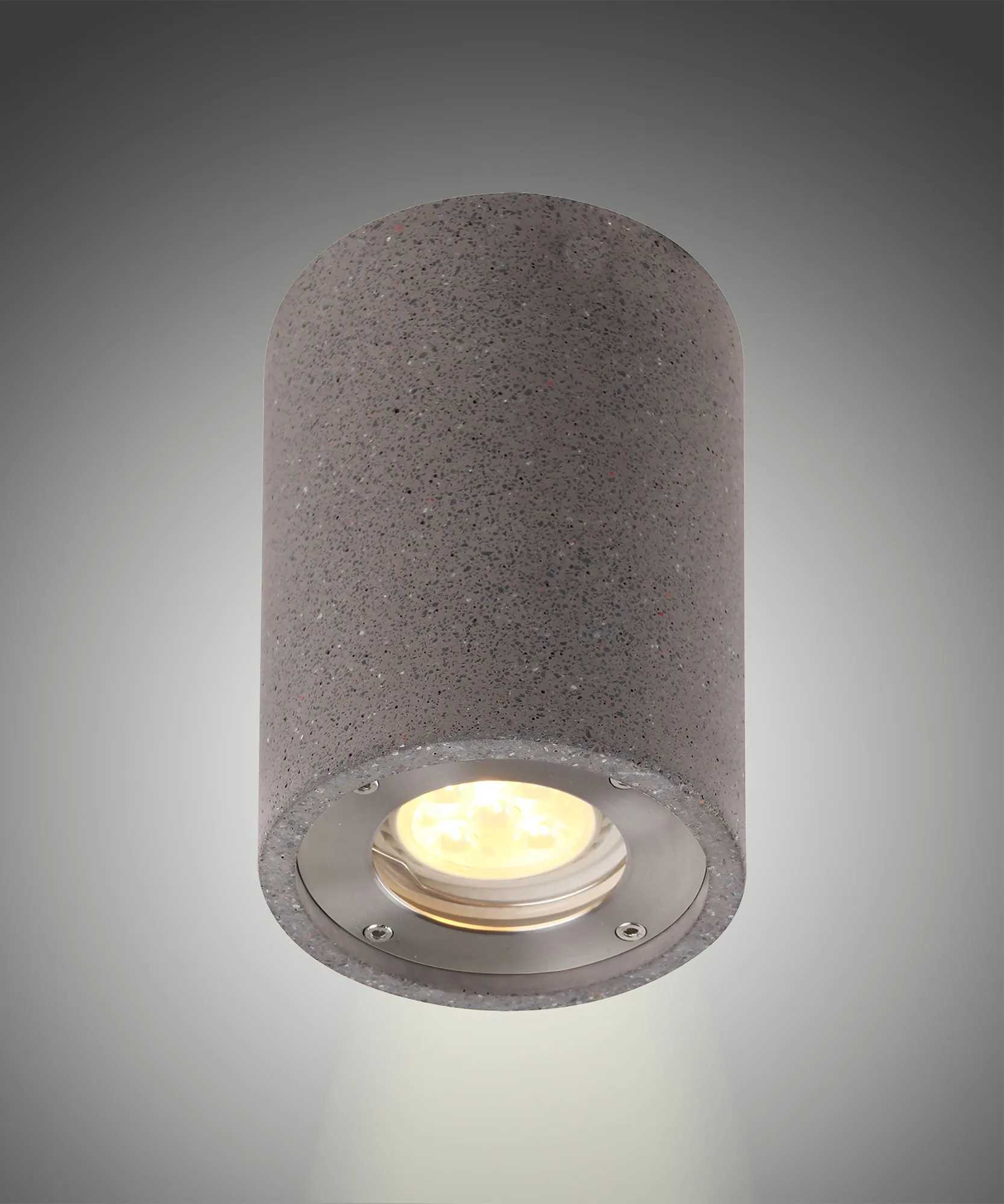 Levi 9cm Round/ Rectangle Spotlight- White/ Grey Concrete Finishes - Image 10