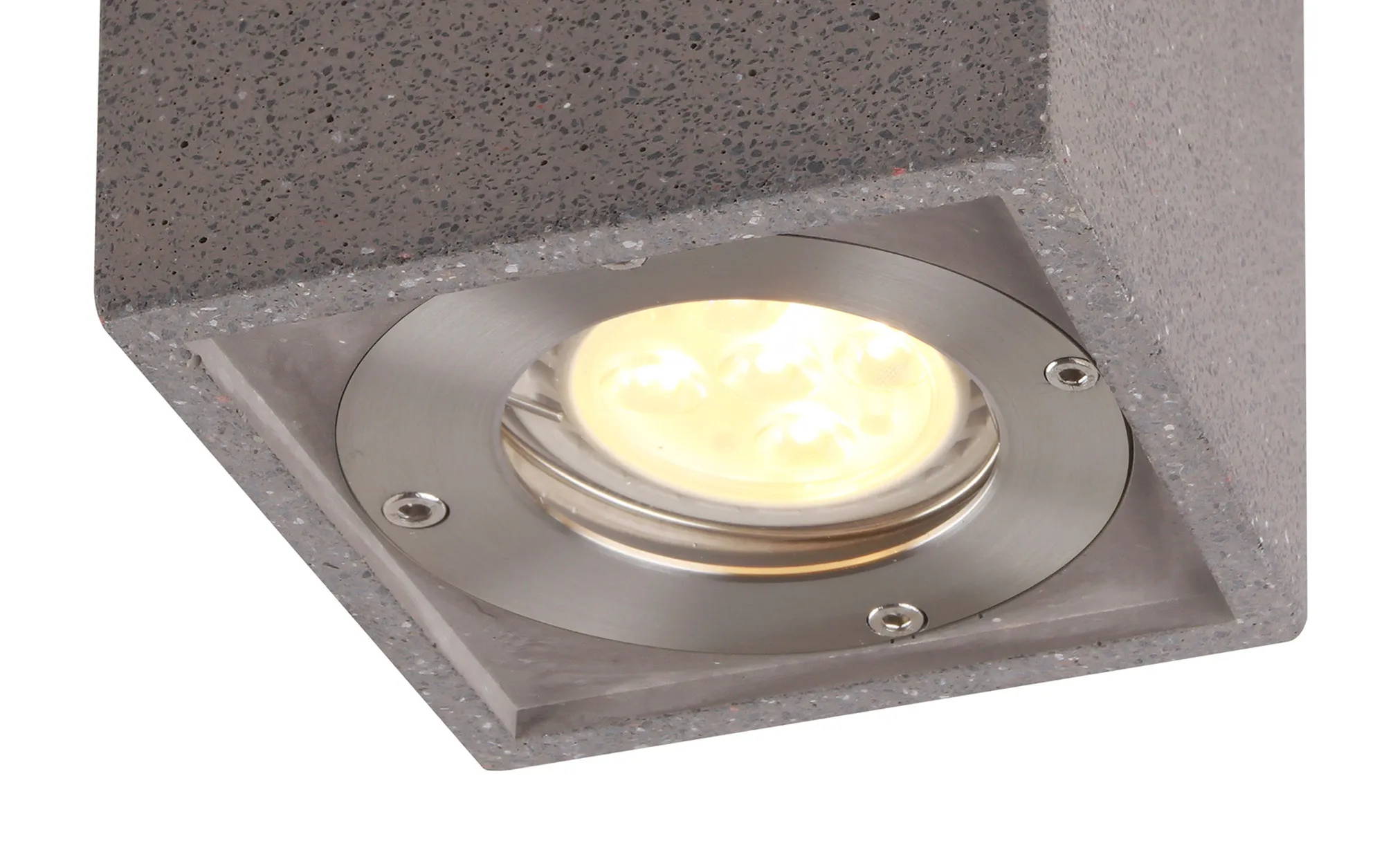 Levi 9cm Round/ Rectangle Spotlight- White/ Grey Concrete Finishes - Image 12