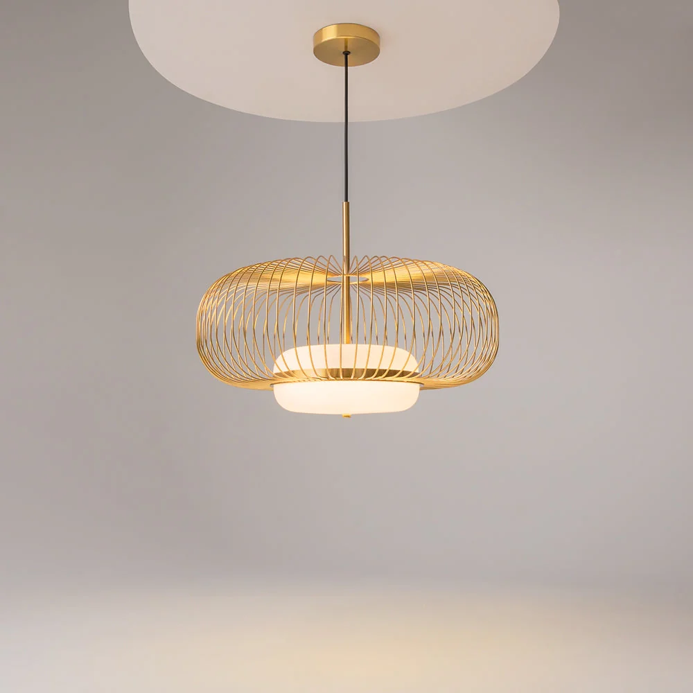 Levitation LED Hanging Light - Brass - Image 2
