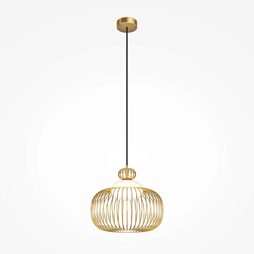 Levitation 1Lt Small/Large Single Pendant - Brass - Image 6