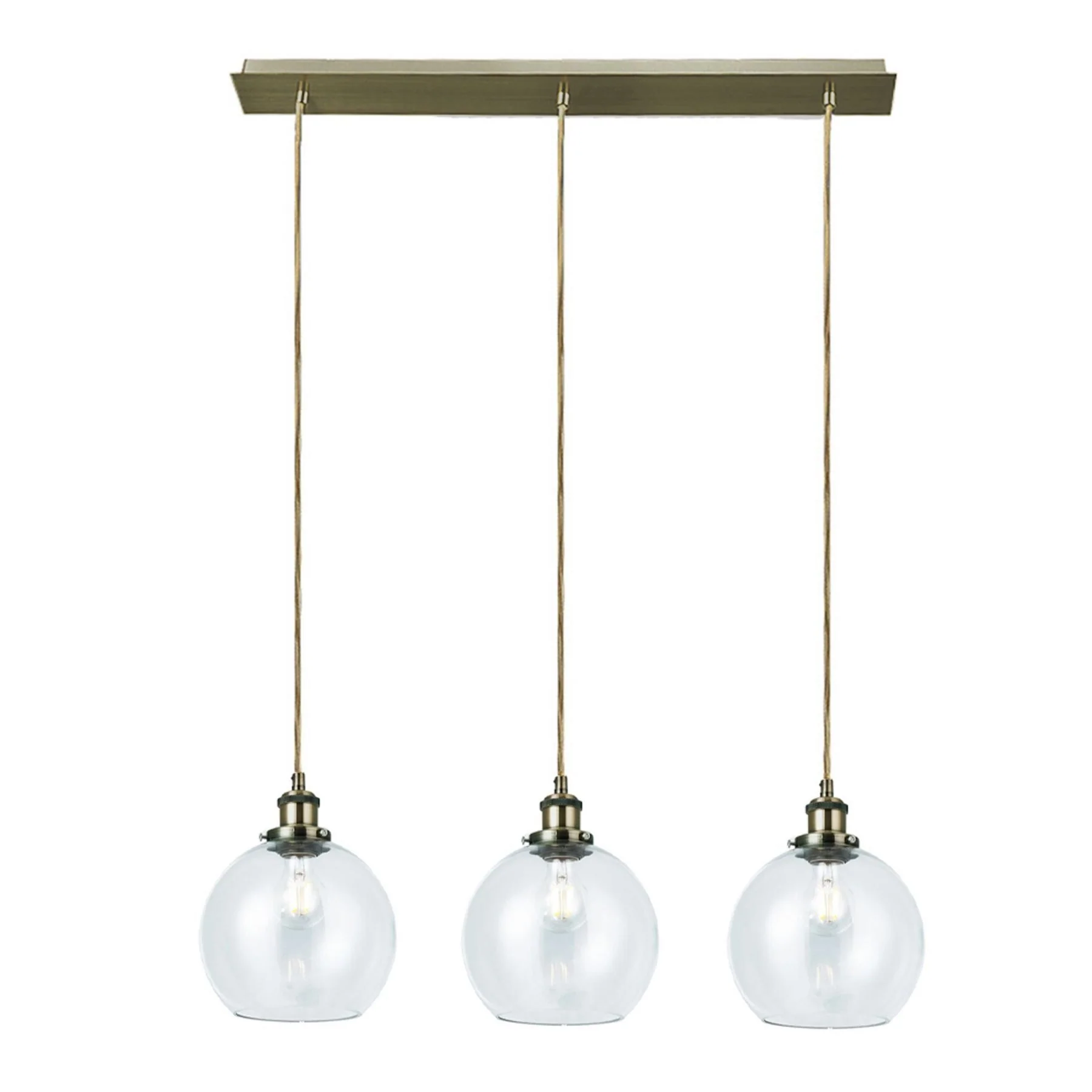 Lewis 3/4Lt Bar Pendant - Various Finish - Image 2
