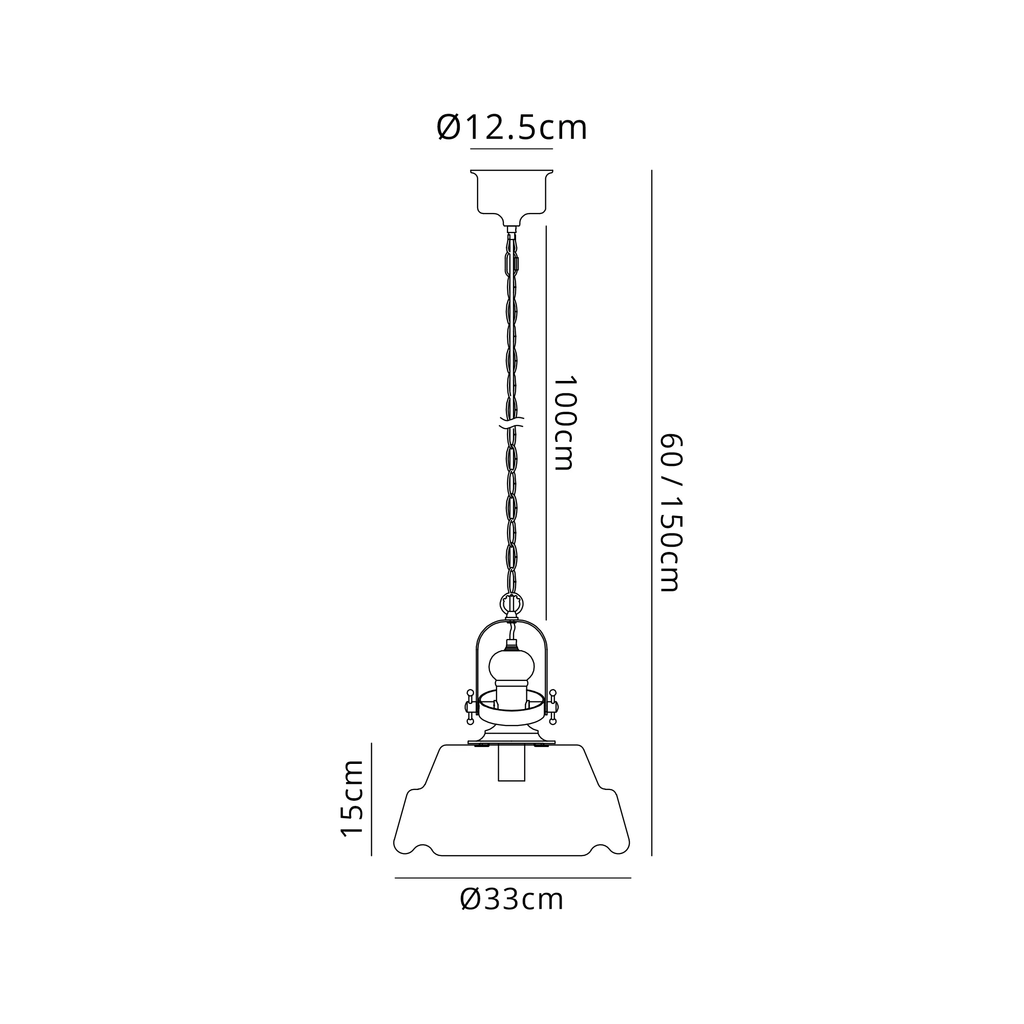 Leven Single Pendant - Brass, Satin Black, Satin Nickel Finishes - Image 14