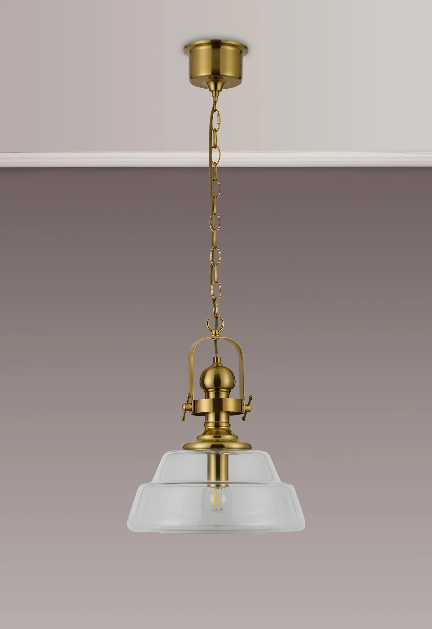 Leven Single Pendant - Brass, Satin Black, Satin Nickel Finishes - Image 15