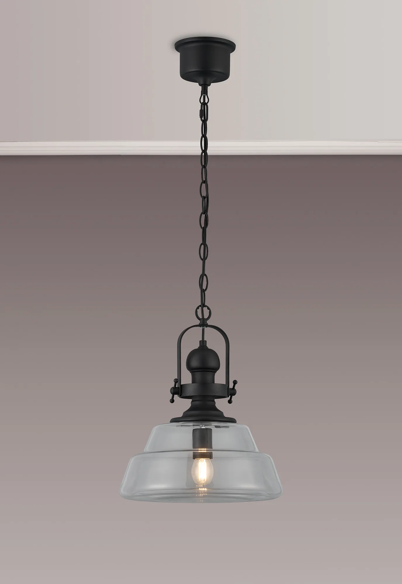 Leven Single Pendant - Brass, Satin Black, Satin Nickel Finishes - Image 17