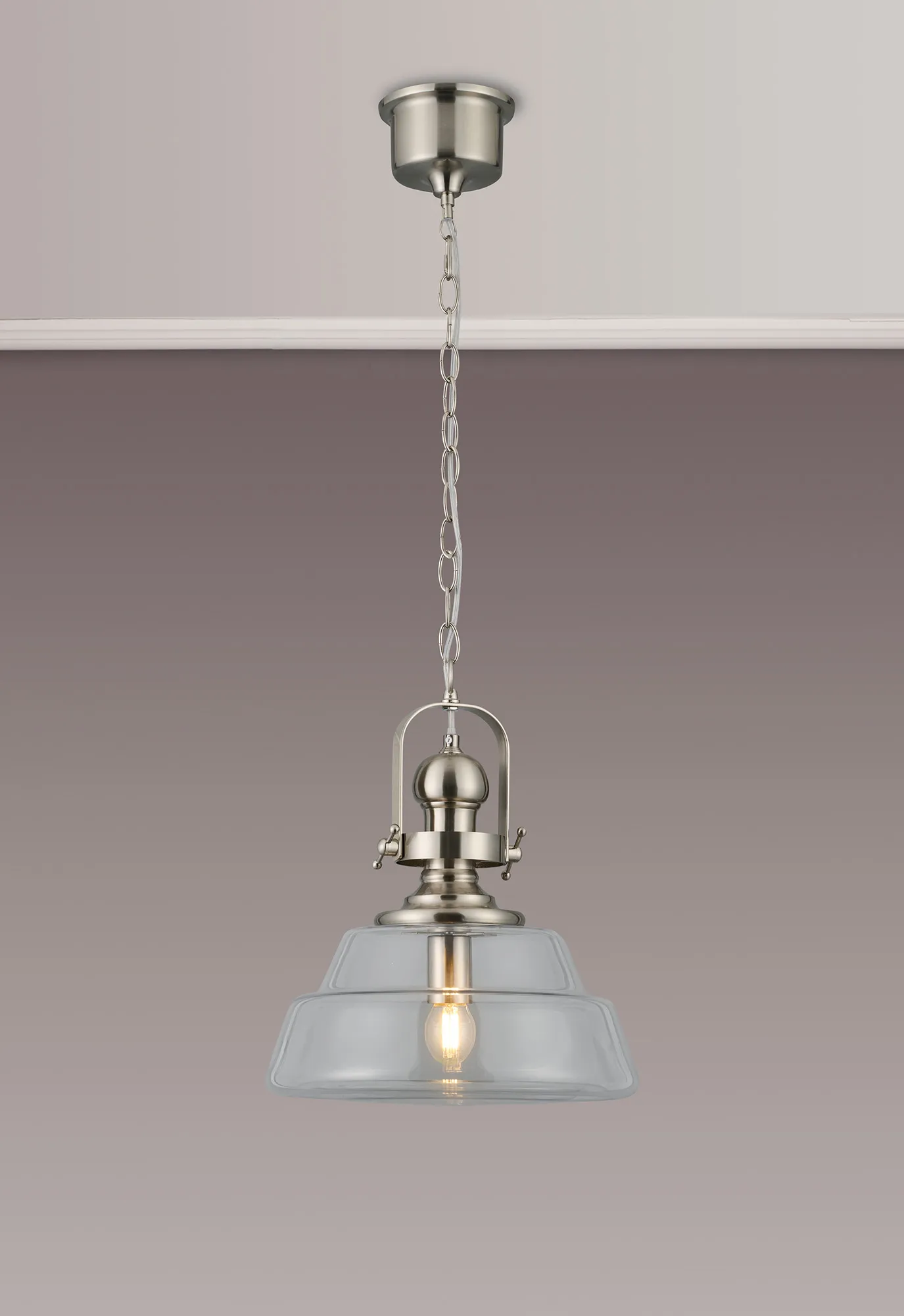 Leven Single Pendant - Brass, Satin Black, Satin Nickel Finishes - Image 19