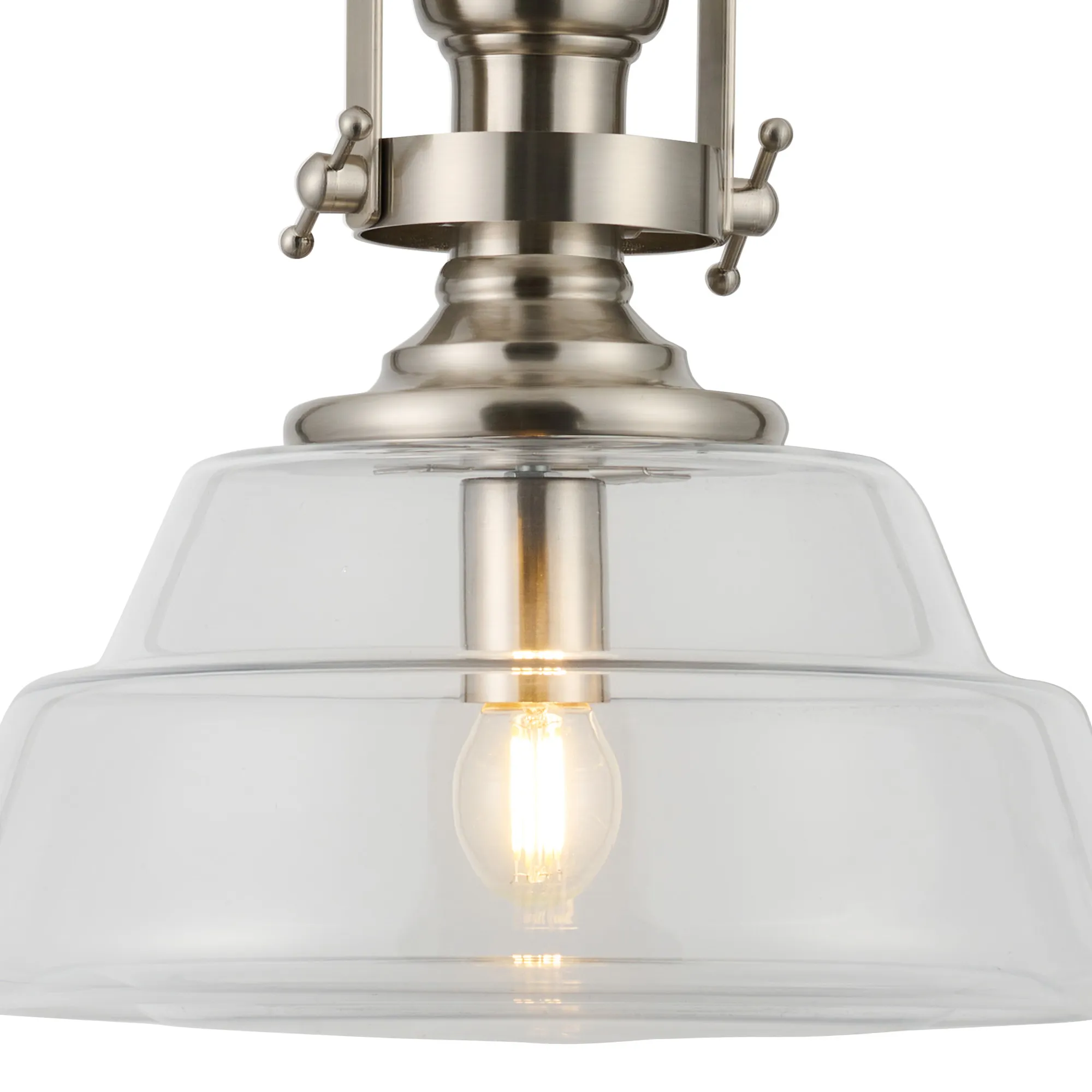 Leven Single Pendant - Brass, Satin Black, Satin Nickel Finishes - Image 20