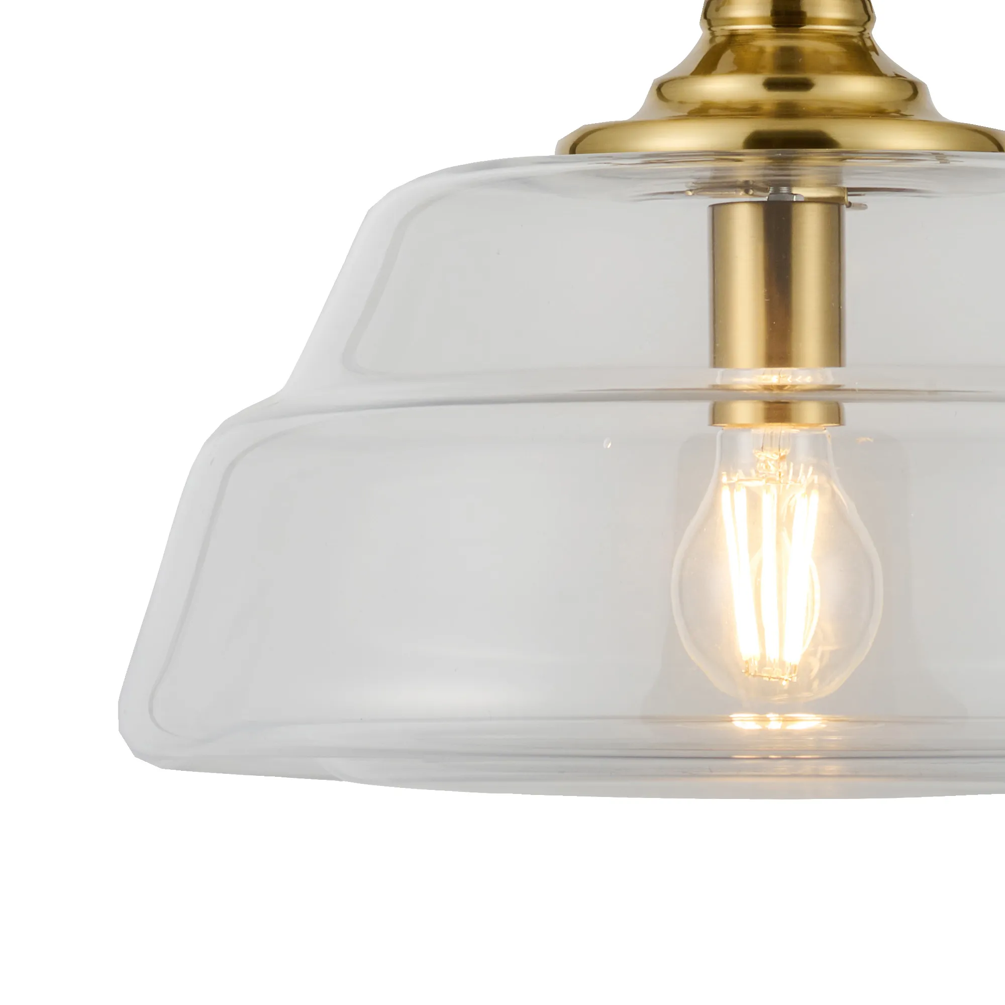 Leven Single Pendant - Brass, Satin Black, Satin Nickel Finishes - Image 26