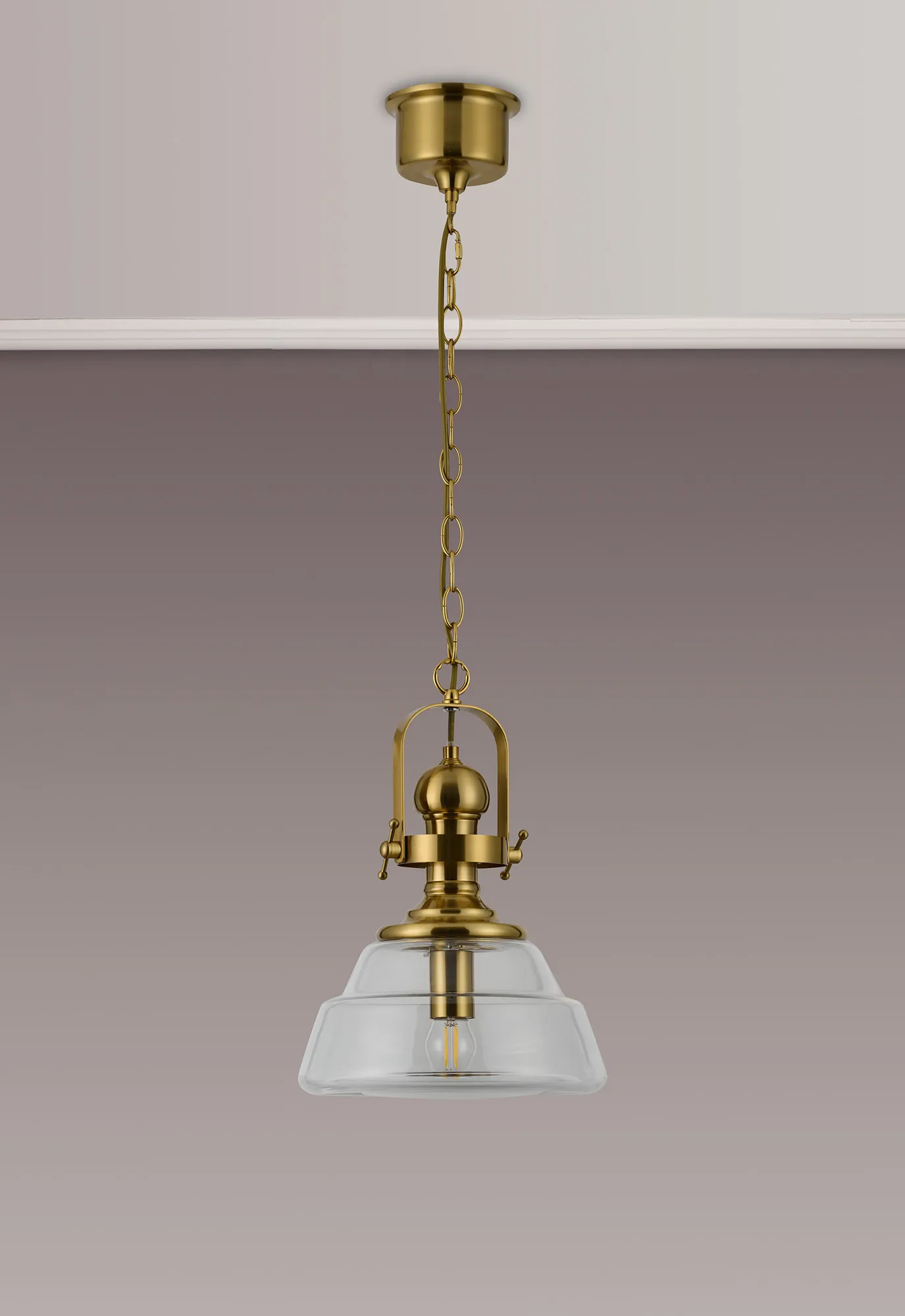 Leven Single Pendant - Brass, Satin Black, Satin Nickel Finishes - Image 5