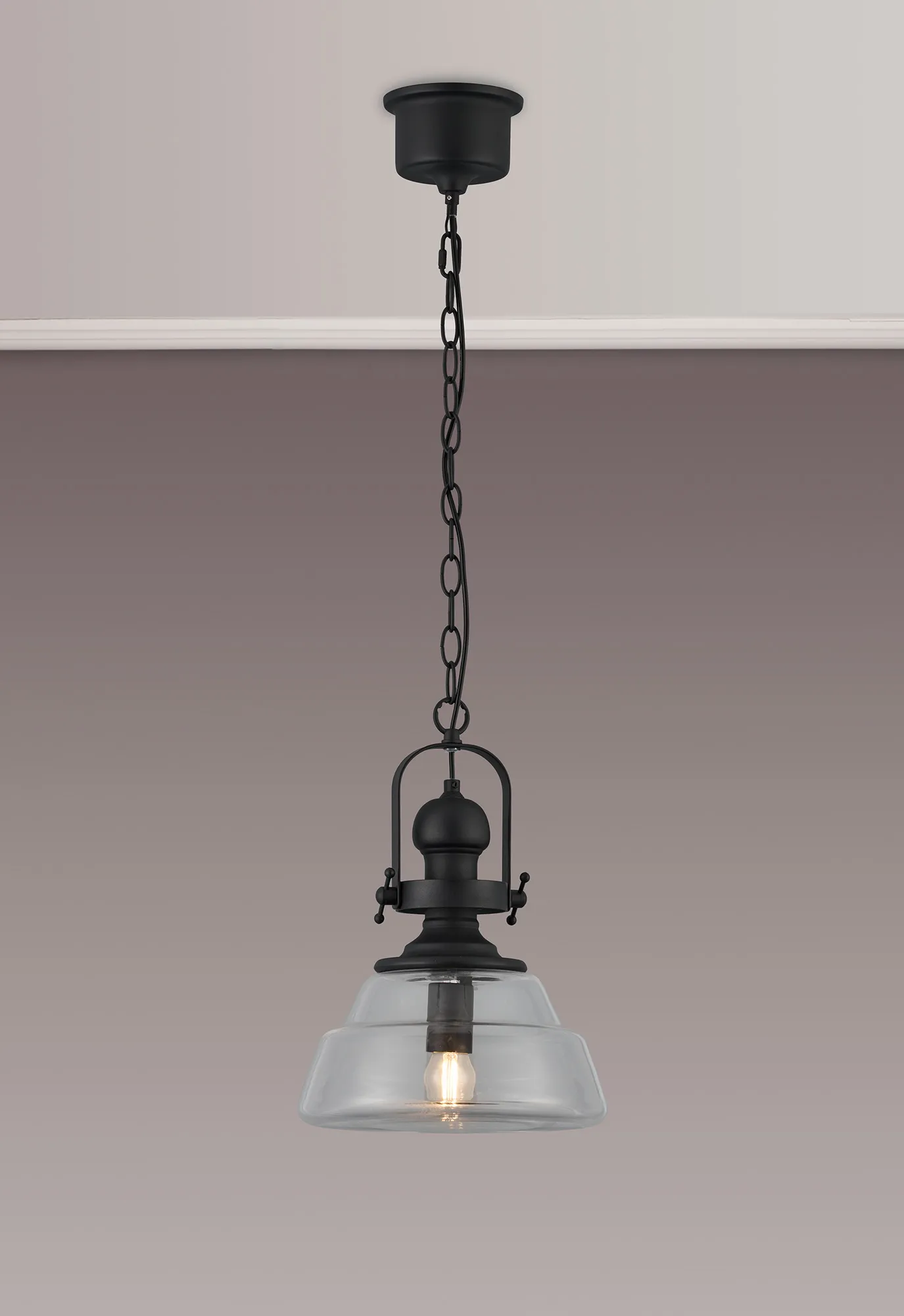 Leven Single Pendant - Brass, Satin Black, Satin Nickel Finishes - Image 7
