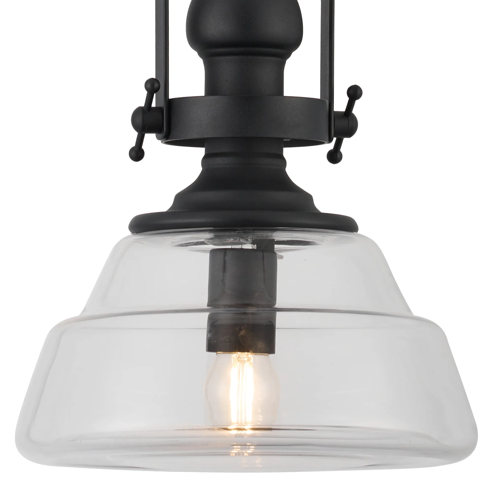 Leven Single Pendant - Brass, Satin Black, Satin Nickel Finishes - Image 8