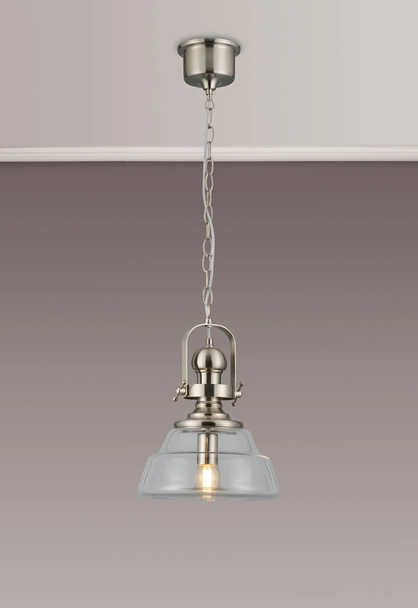 Leven Single Pendant - Brass, Satin Black, Satin Nickel Finishes - Image 9