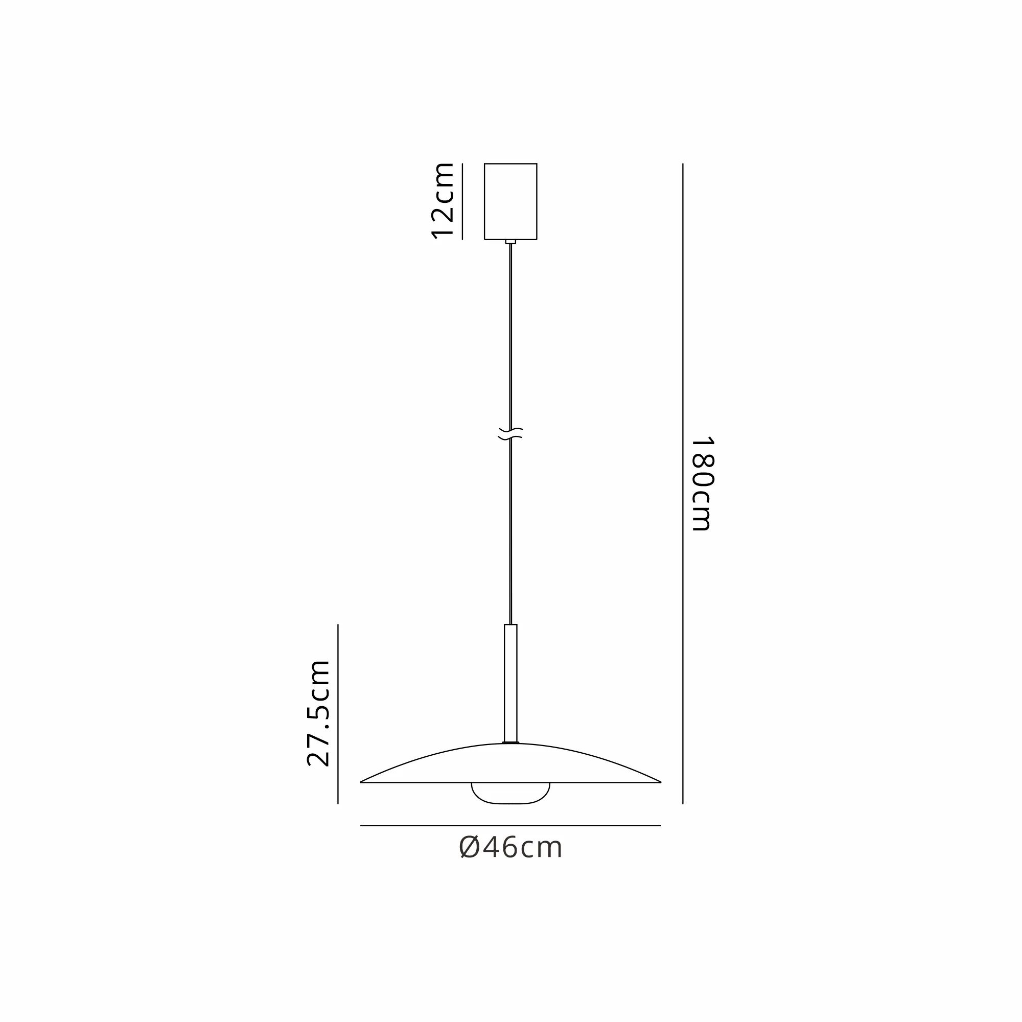 Lidia LED Pendant - Various Colours - Image 3