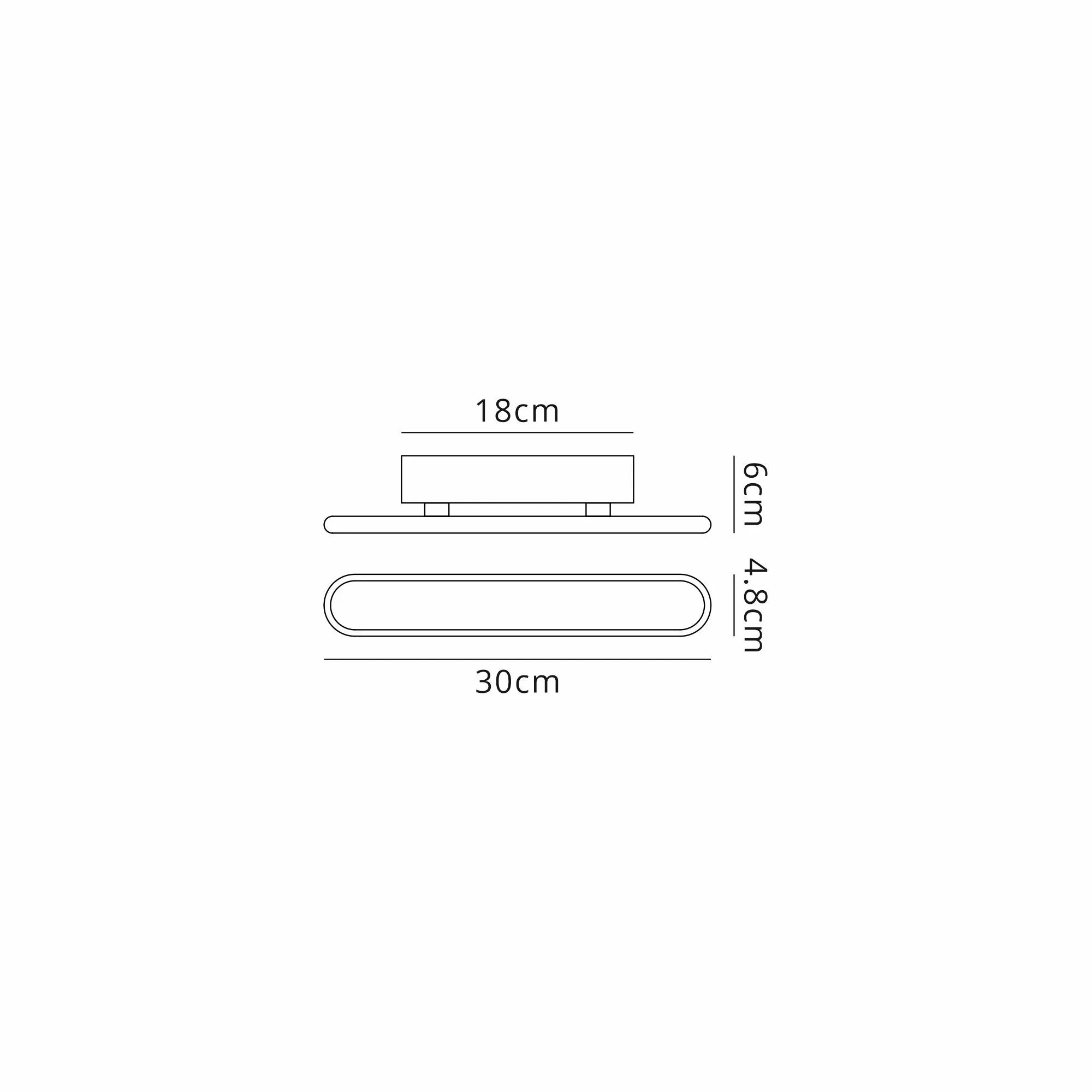 Lien Wall Lamp LED, 4000K,  Sand White/ Black- 3yrs Warranty - Image 17