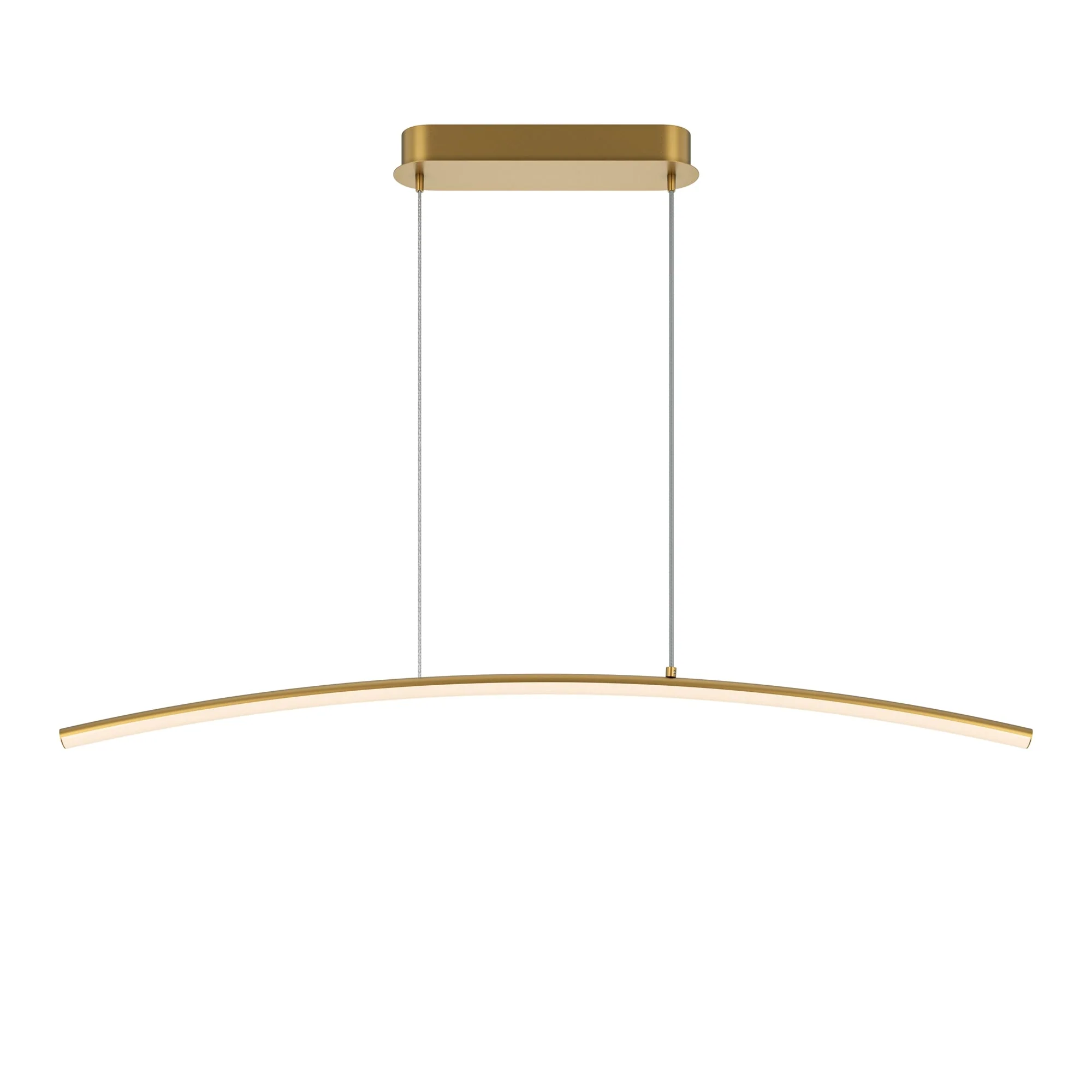 Light Reflection LED Linear Pendant - Black/Brass - Image 2