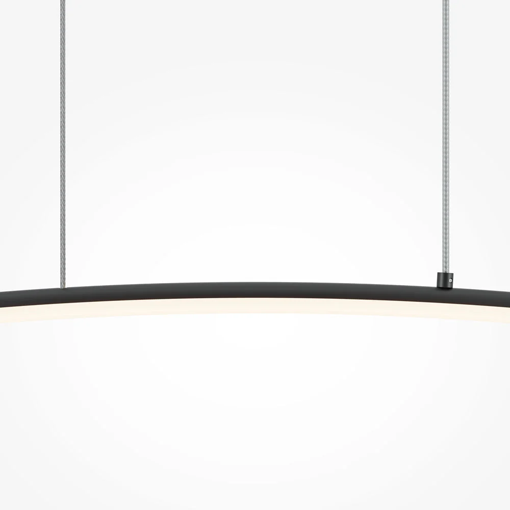 Light Reflection LED Linear Pendant, Black - Promotional Offer - Image 2