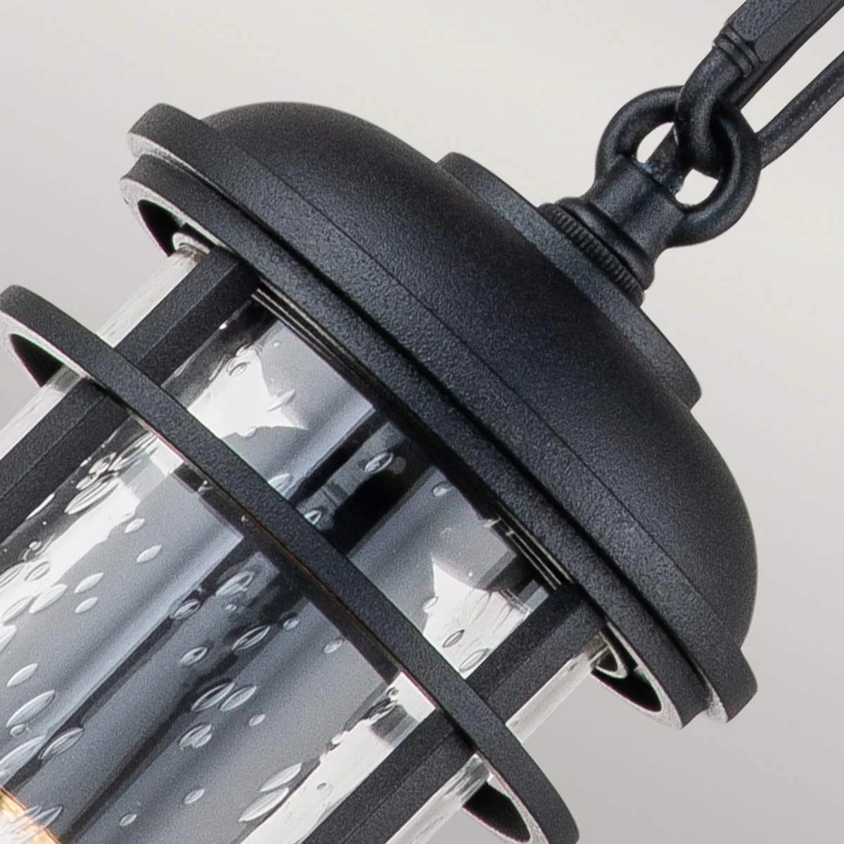 Lighthouse 1Lt IP44 Pendant - Steel/Black - Image 6