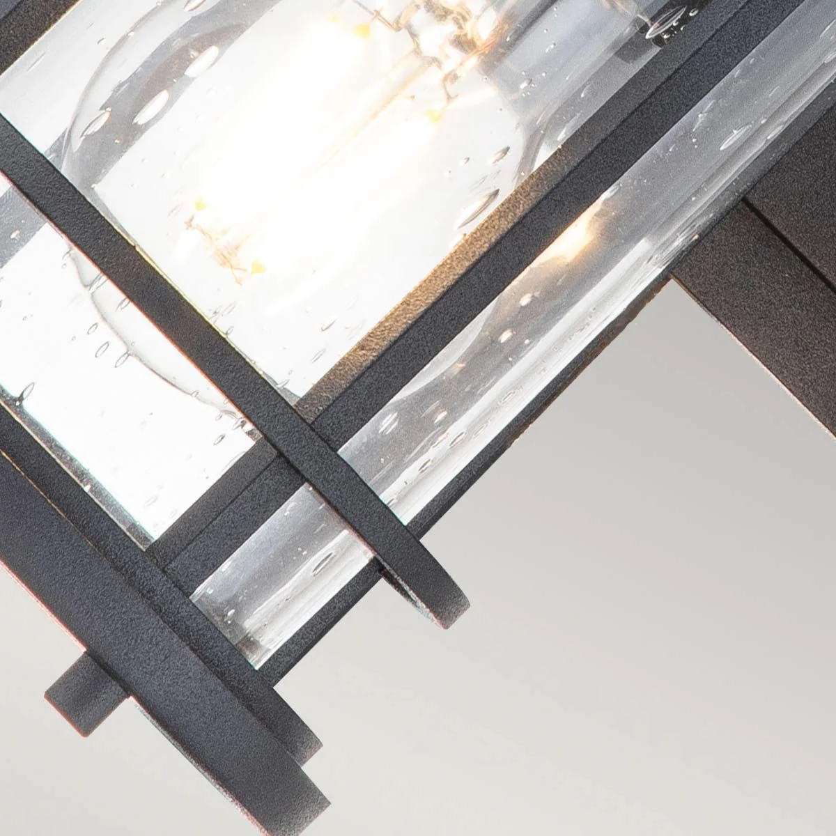 Lighthouse 1 Light Small/Medium Outdoor Lantern - Black E27 IP44 - Image 4