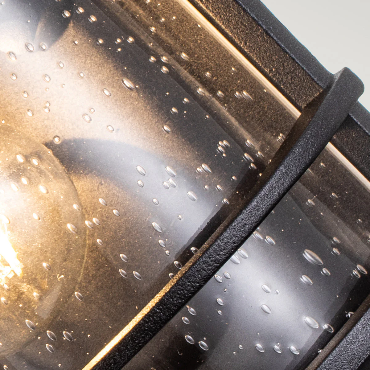 Lighthouse Half Lantern – Textured Black - Image 2