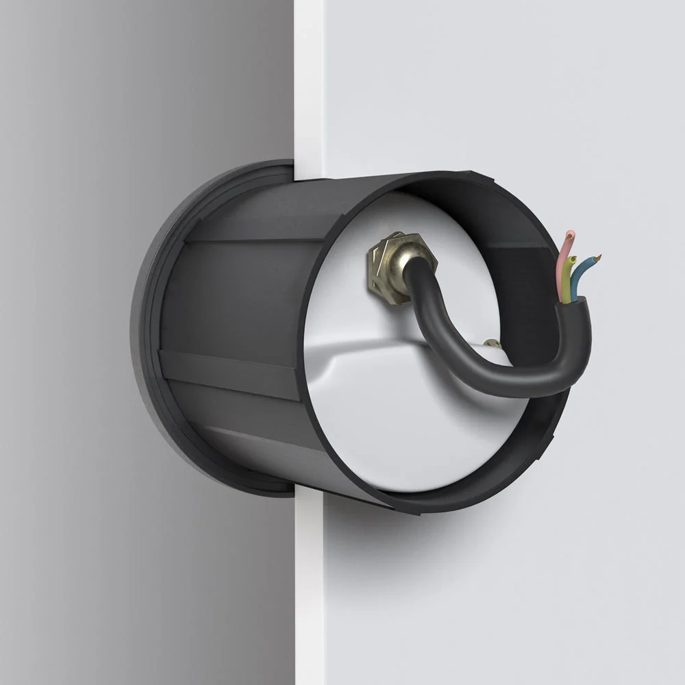 Lock Outdoor Recessed Lighting Black & White - Finish - Image 4