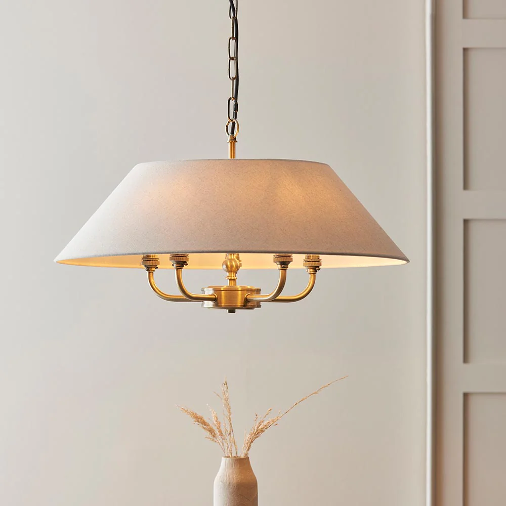 Lille 5lt Ceiling Light - Black/ Brass Base Finishes - Image 10