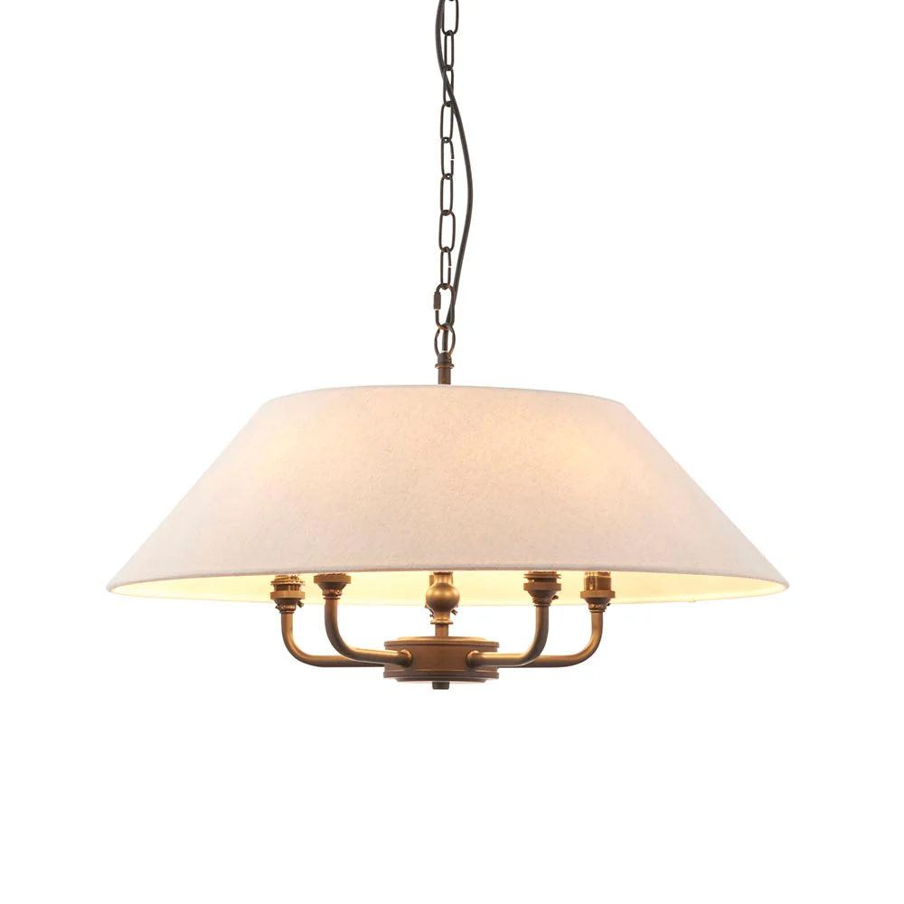 Lille 5lt Ceiling Light - Black/ Brass Base Finishes - Image 12
