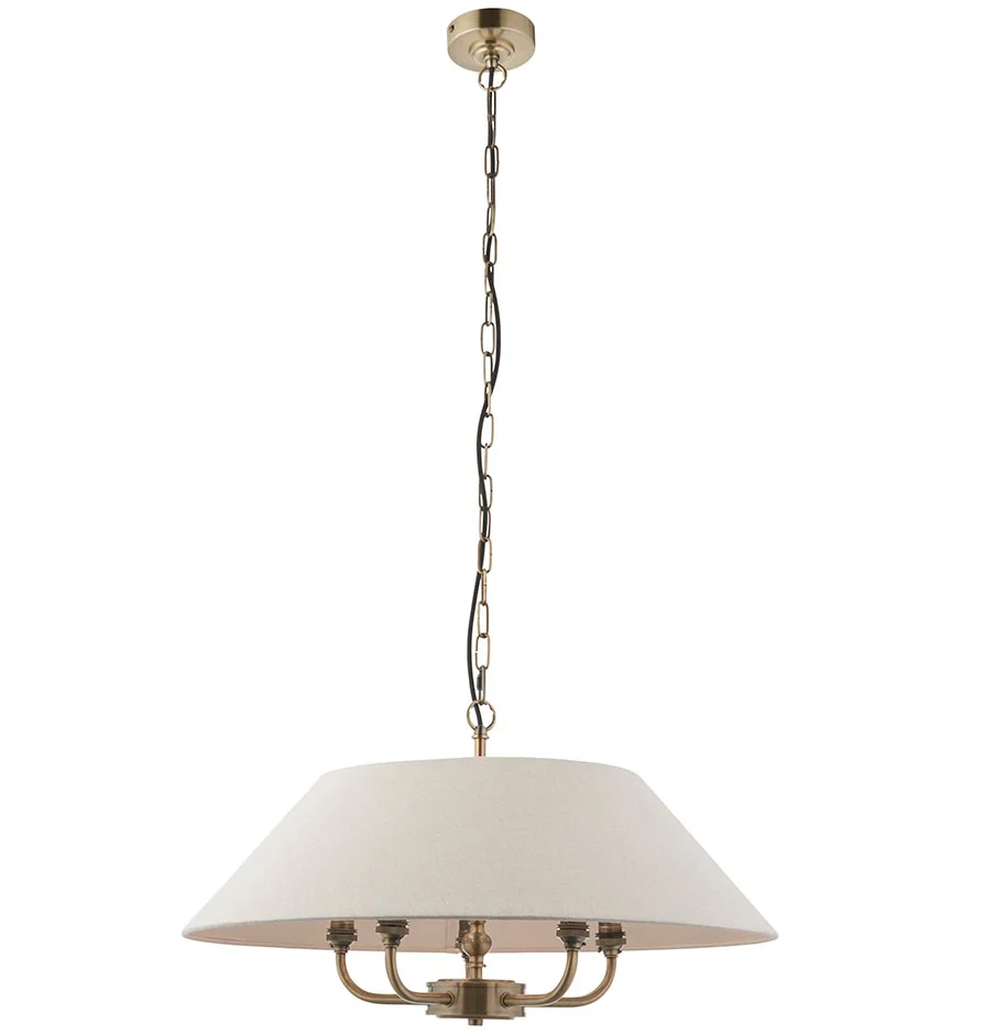 Lille 5lt Ceiling Light - Black/ Brass Base Finishes - Image 15