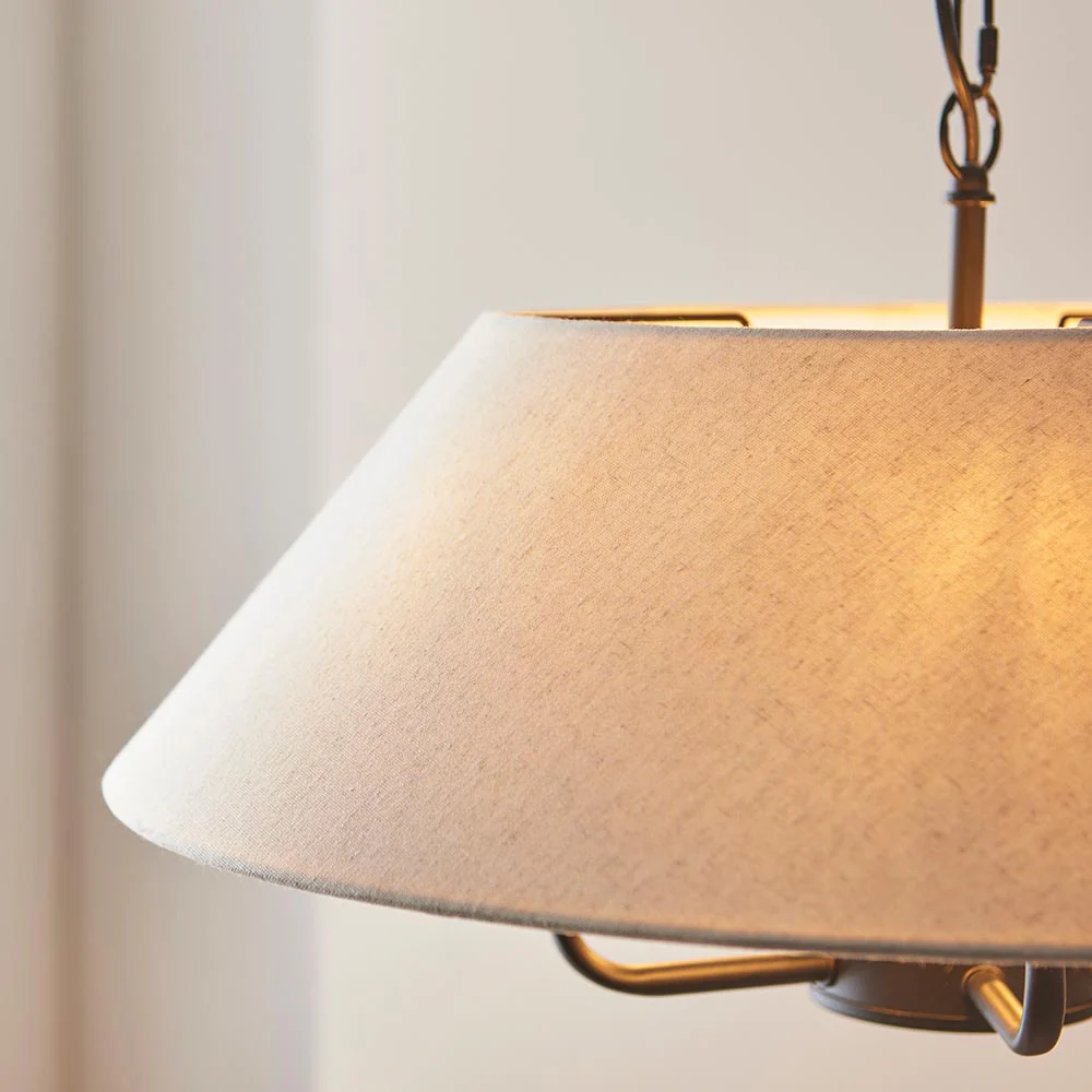 Lille 5lt Ceiling Light - Black/ Brass Base Finishes - Image 7