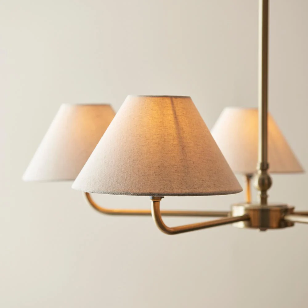 Lille 5lt Hanging Ceiling Lights - Black/ Brass Finishes - Image 10