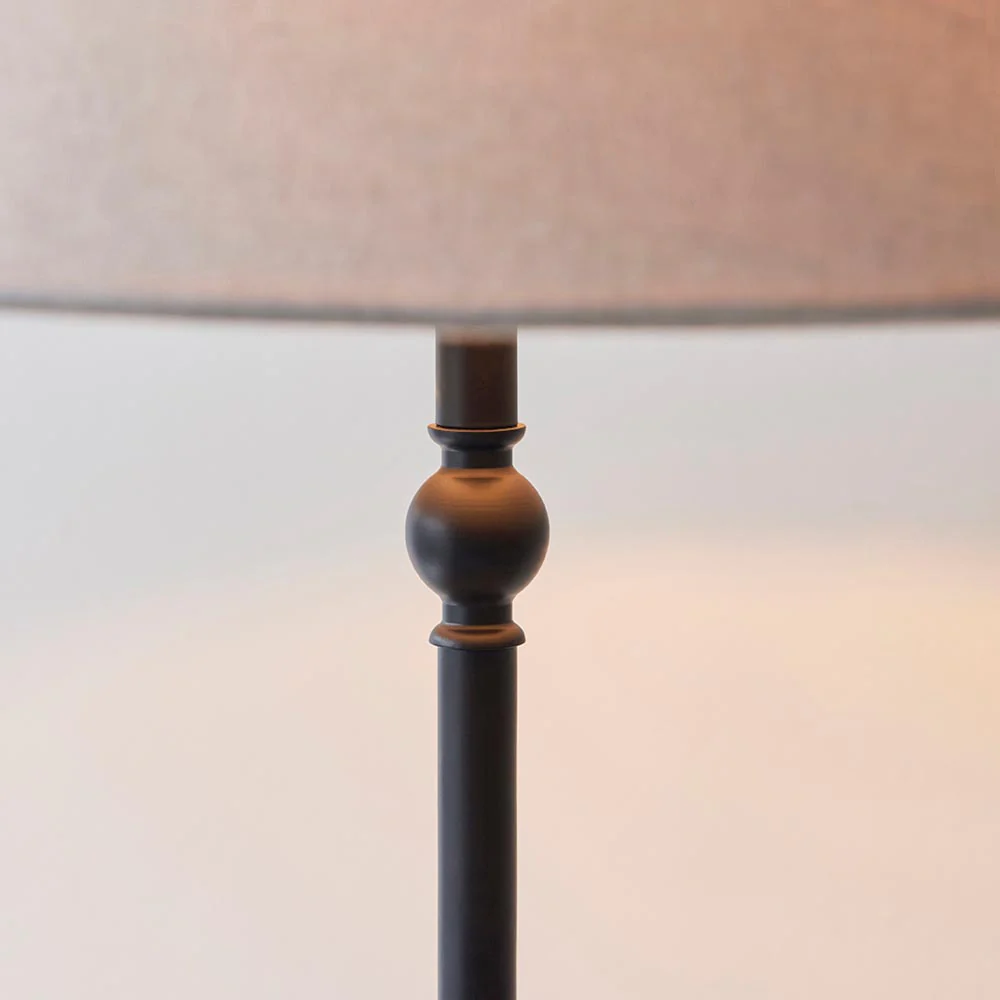 Lille Floor Lamp- Black/ Brass Base Finishes - Image 6