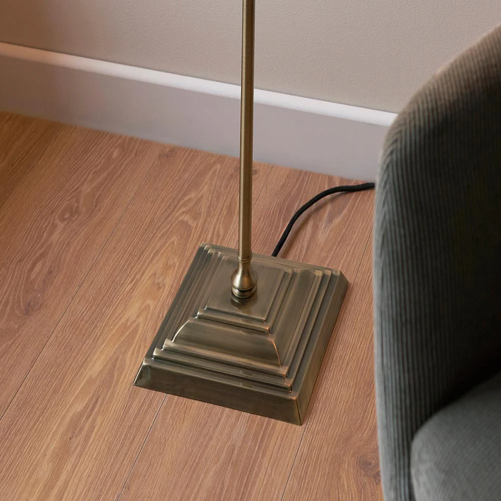 Lille Floor Lamp- Black/ Brass Base Finishes - Image 9