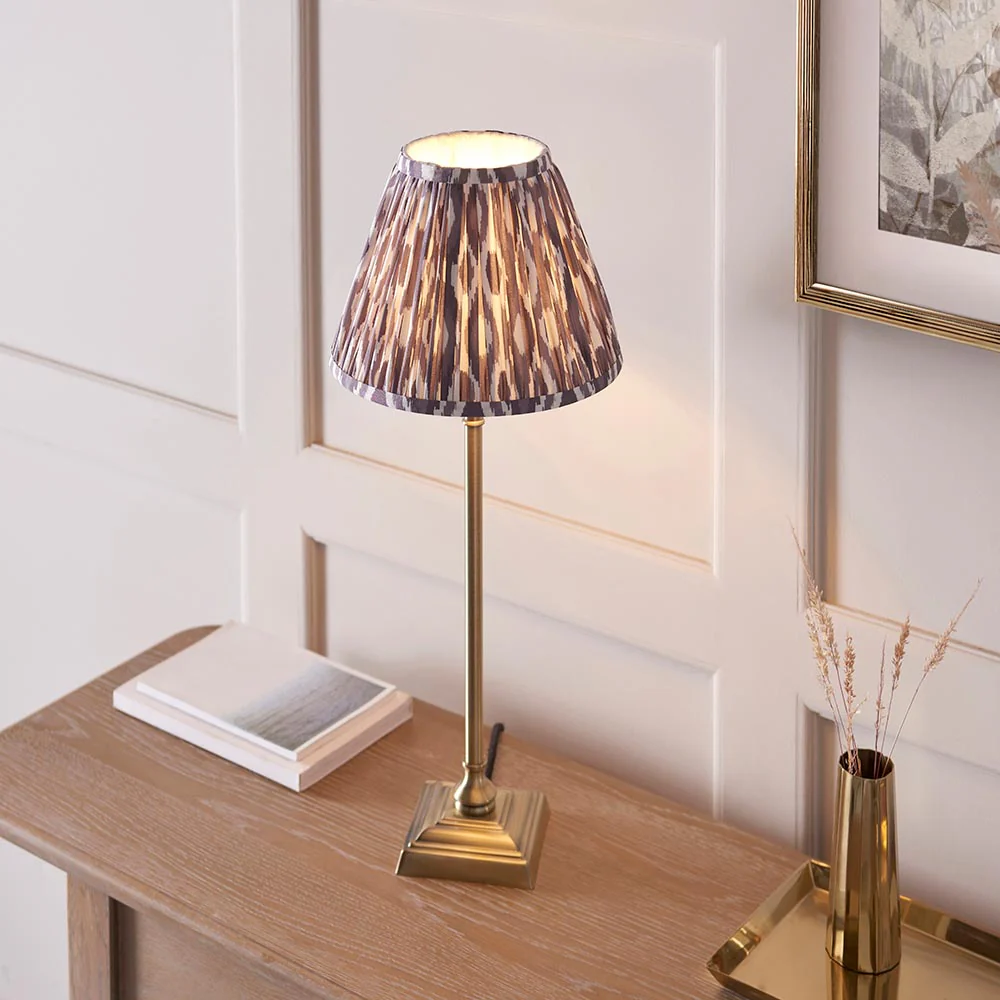 Mina & Ikat 25cm Table Lamp- Various Finishes - Image 15