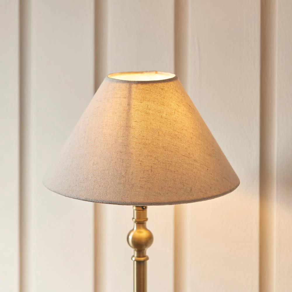 Lille Table 22cm/ 31cm Shade- Black/ Brass Base Finishes - Image 11