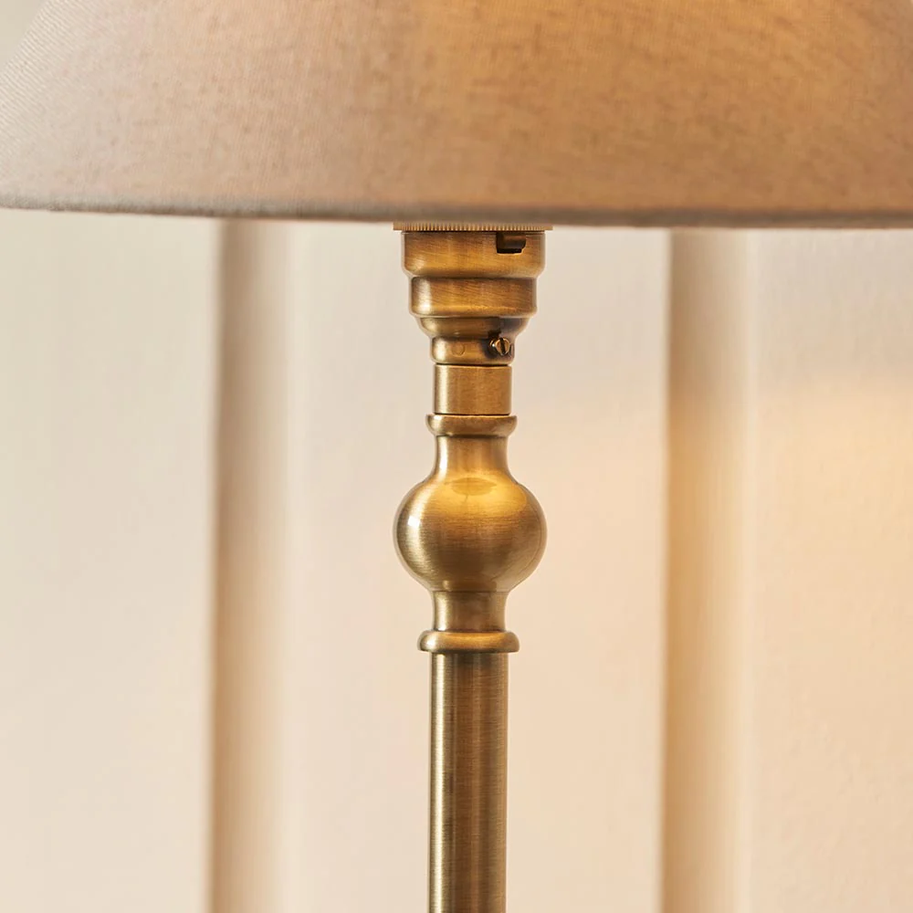 Lille Table 22cm/ 31cm Shade- Black/ Brass Base Finishes - Image 12